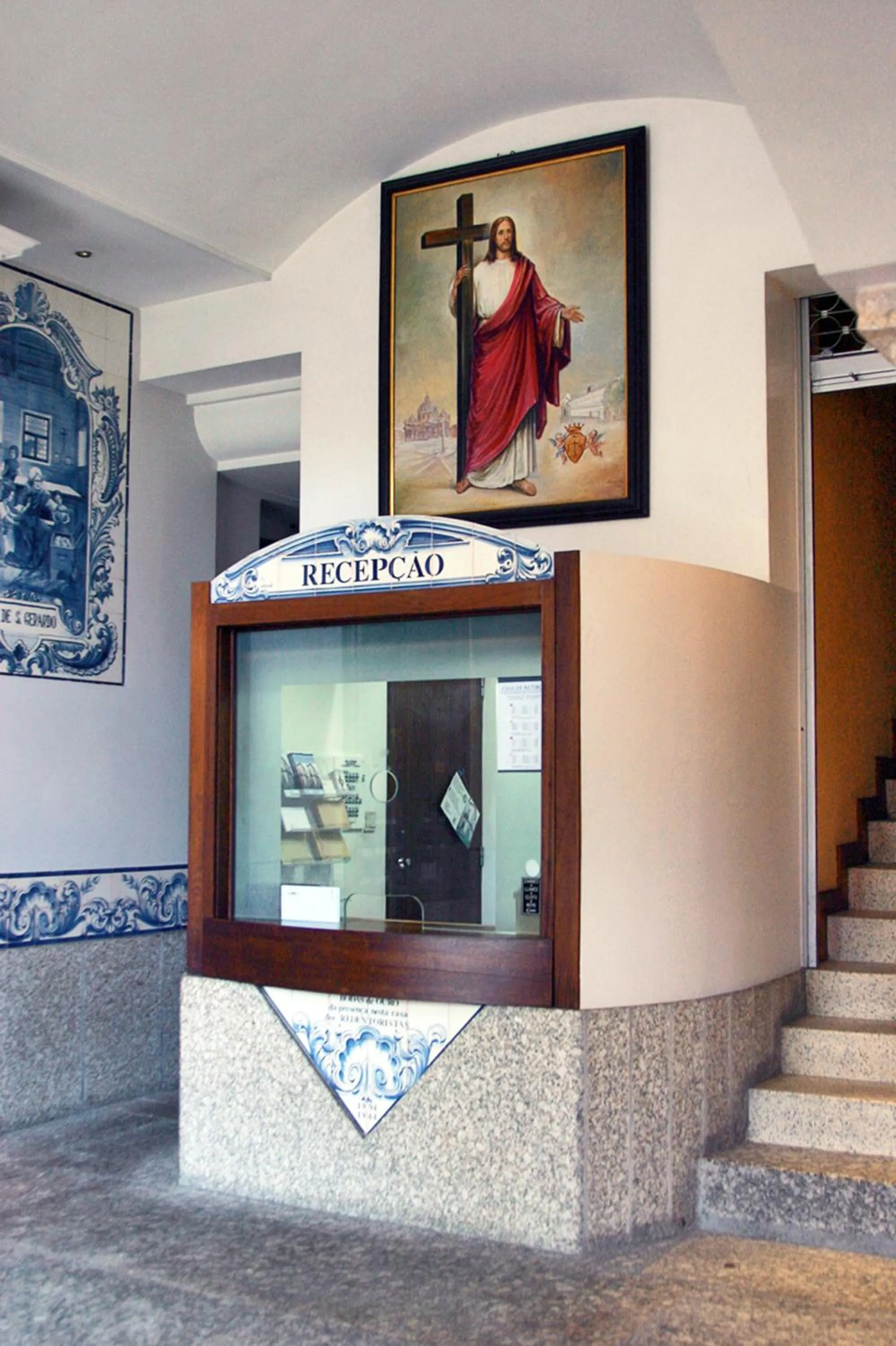 Lobby or reception in Casa de Retiros N. S. Perpetuo Socorro