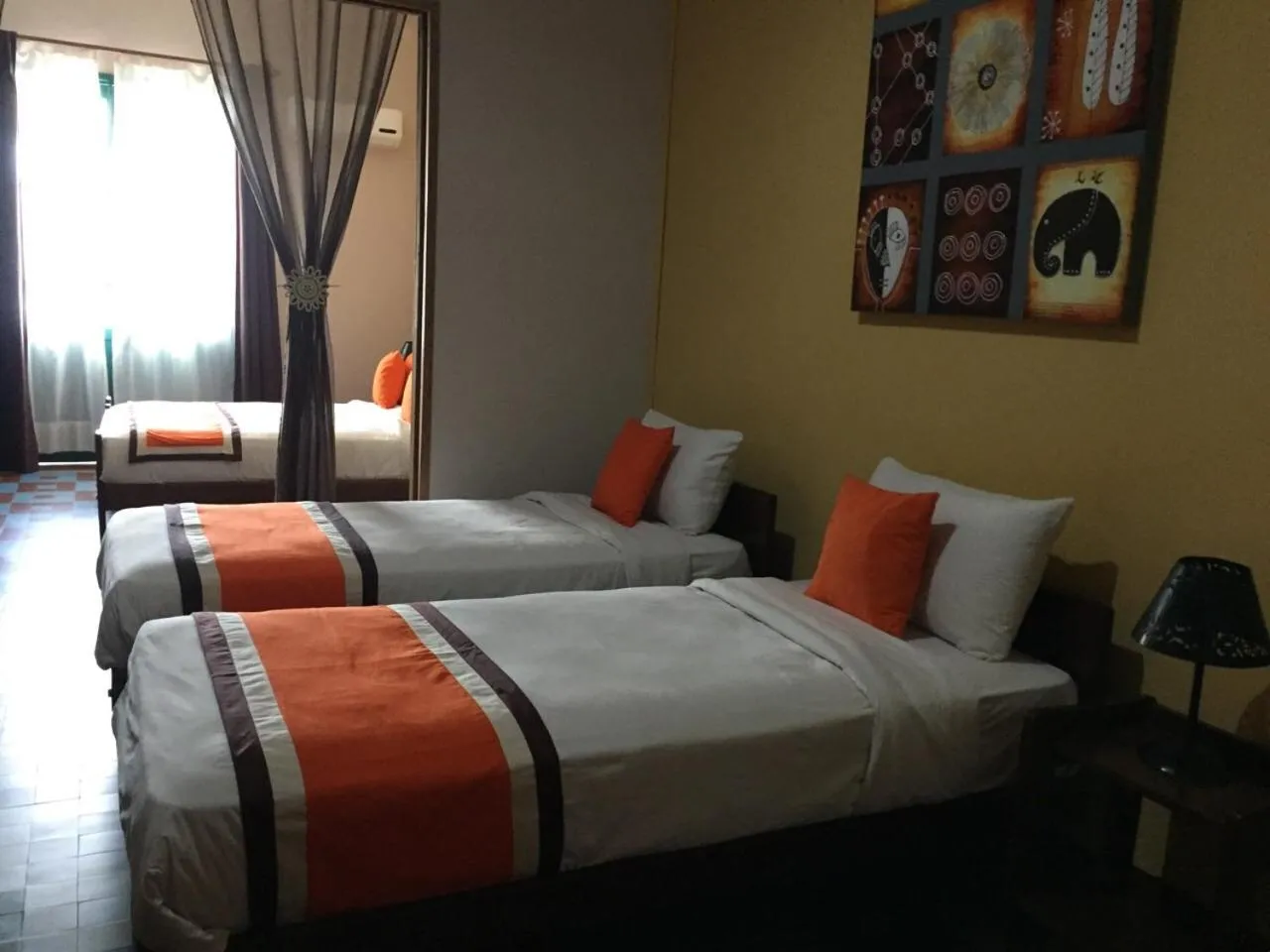Bed in Hotel Joffre