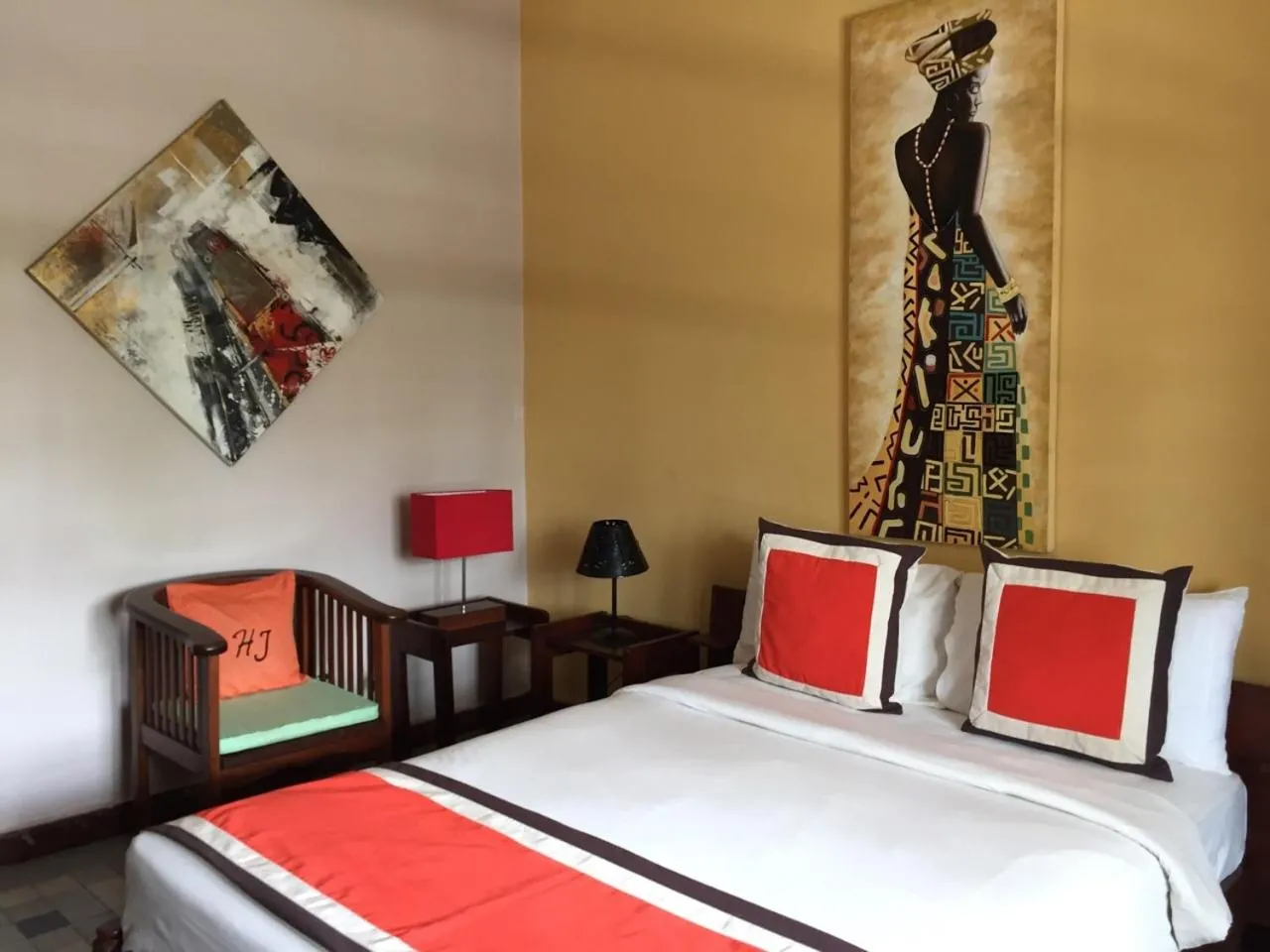 Bed in Hotel Joffre