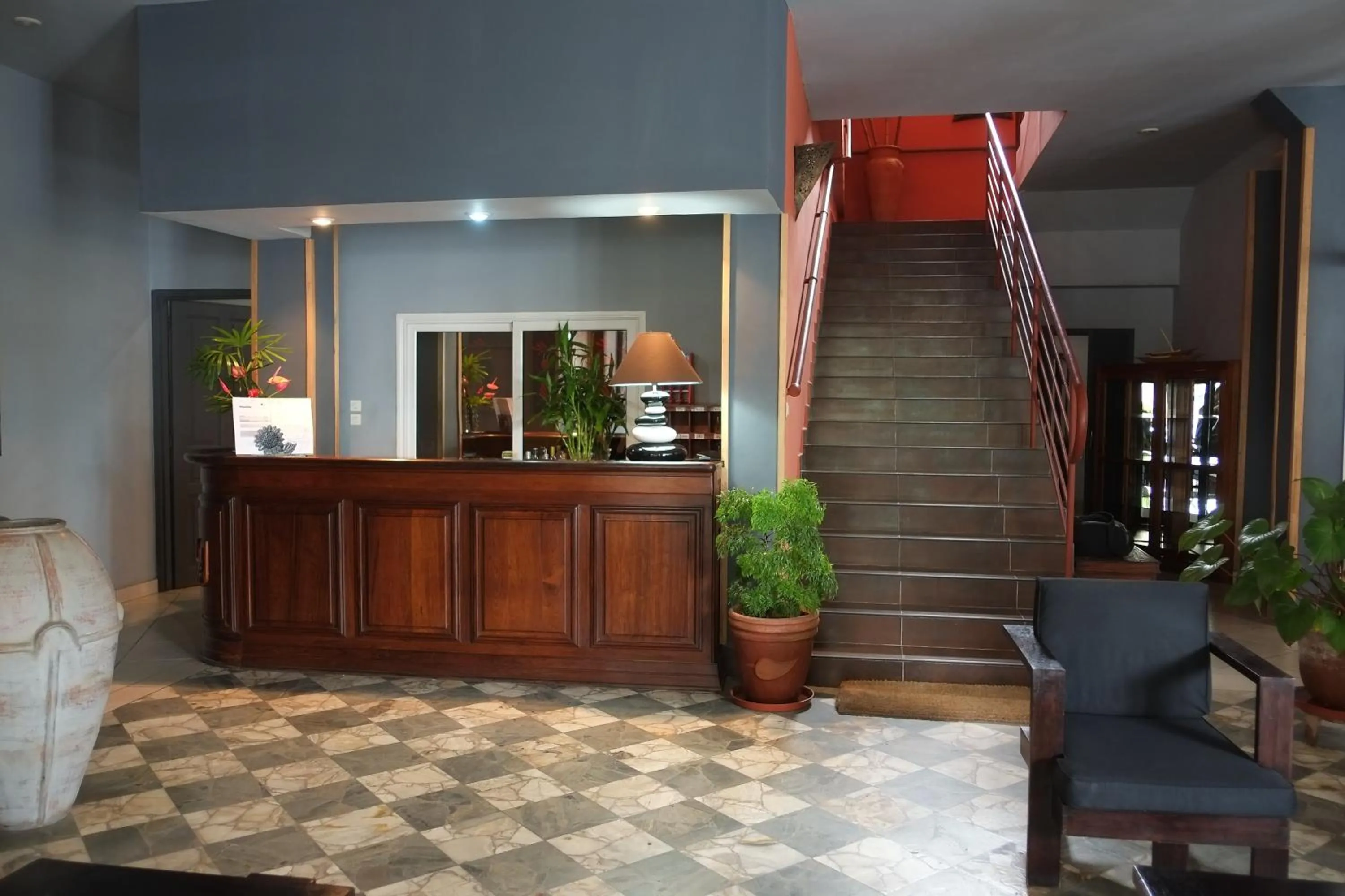 Lobby or reception in Hotel Joffre