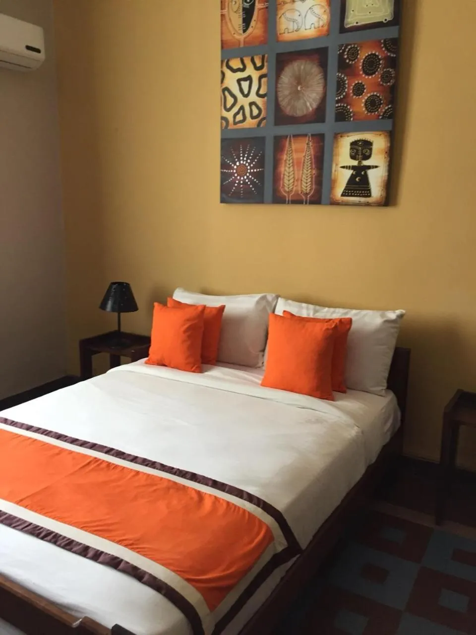 Bed in Hotel Joffre