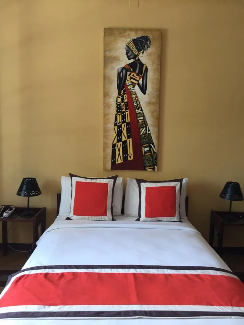 Bed in Hotel Joffre