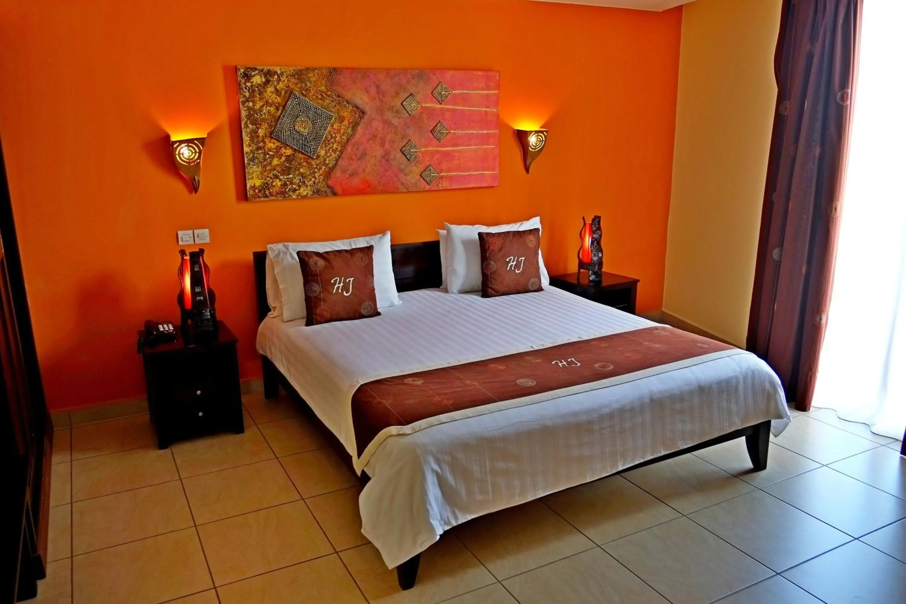 Bedroom, Bed in Hotel Joffre