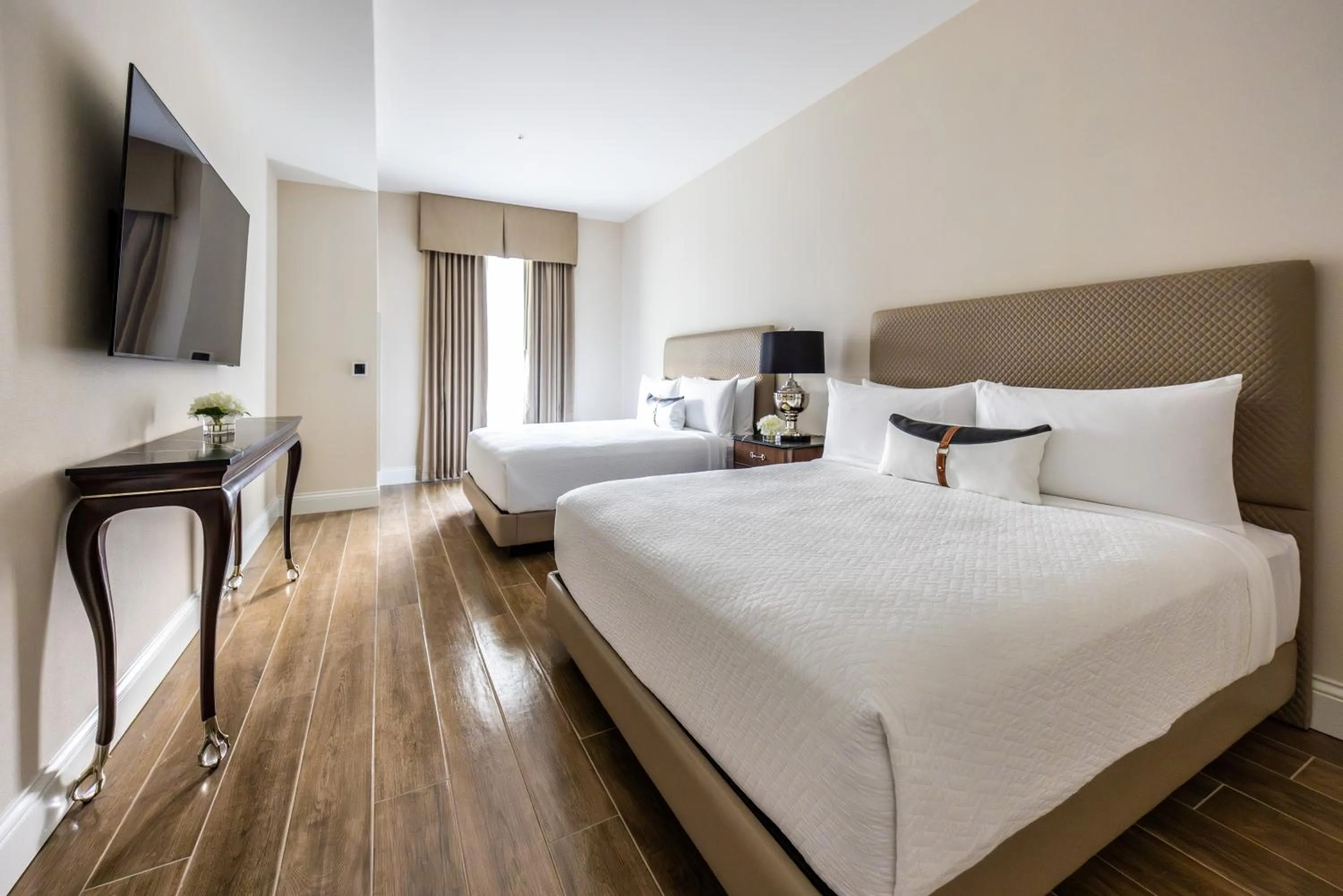 Bed in The Riding Academy Hotel