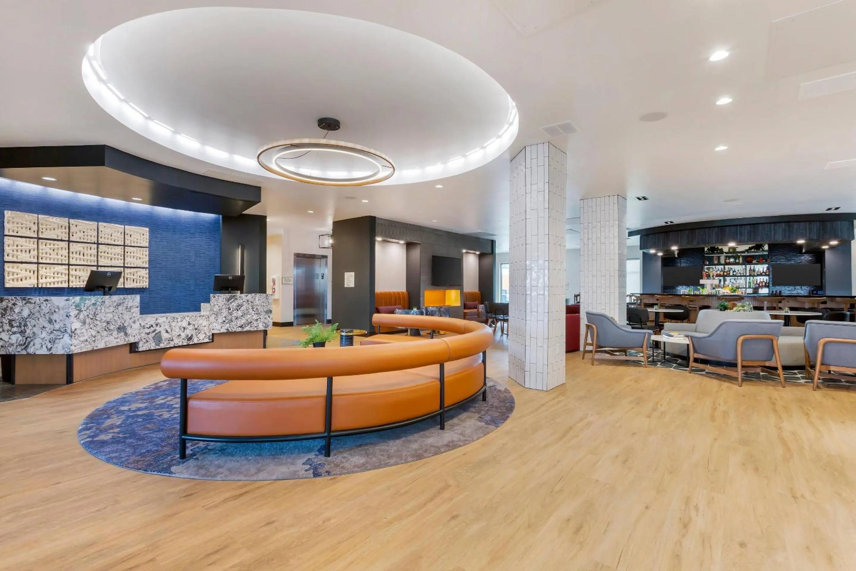 Lobby or reception in Cambria Hotel Spokane Airport