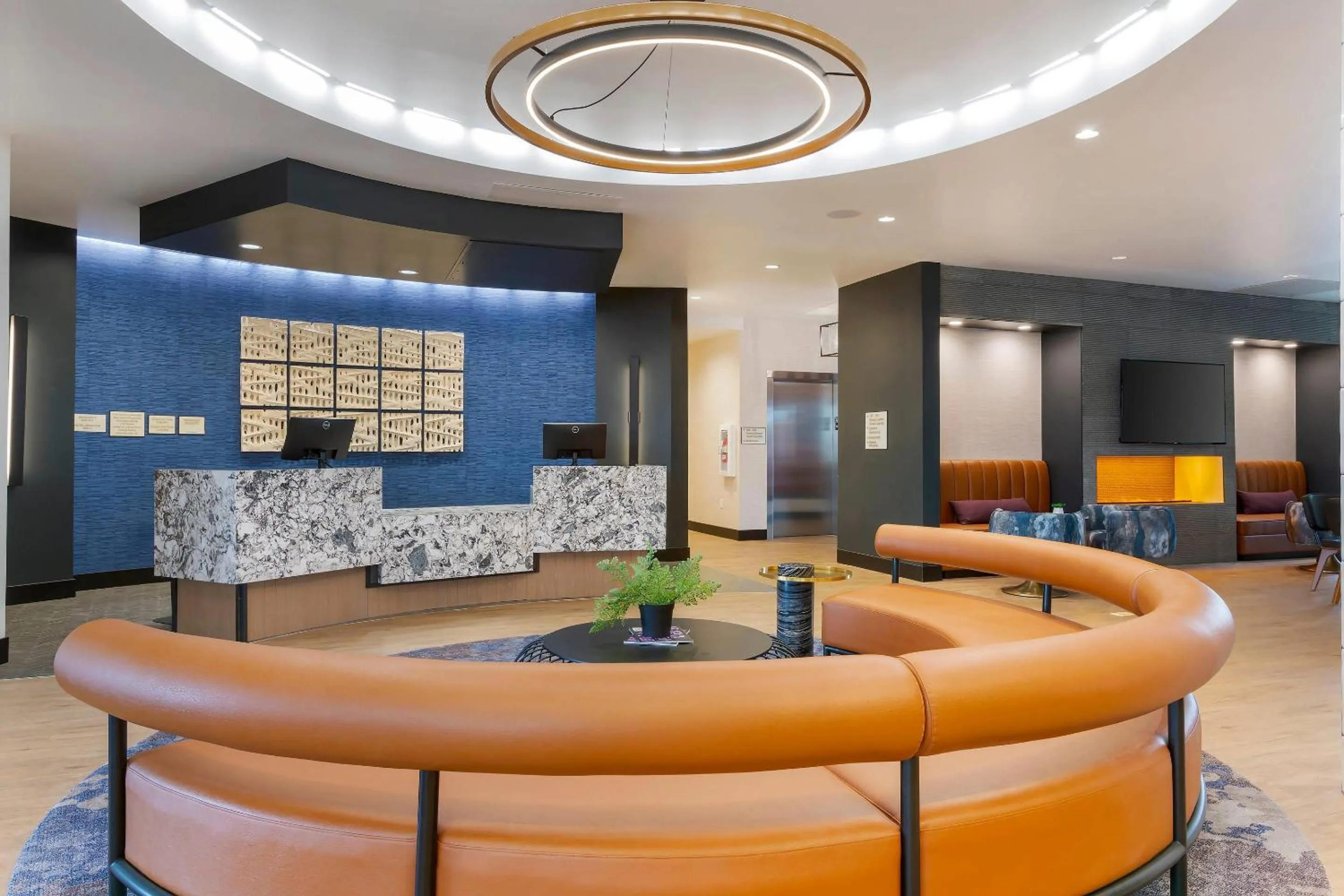 Lobby or reception in Cambria Hotel Spokane Airport