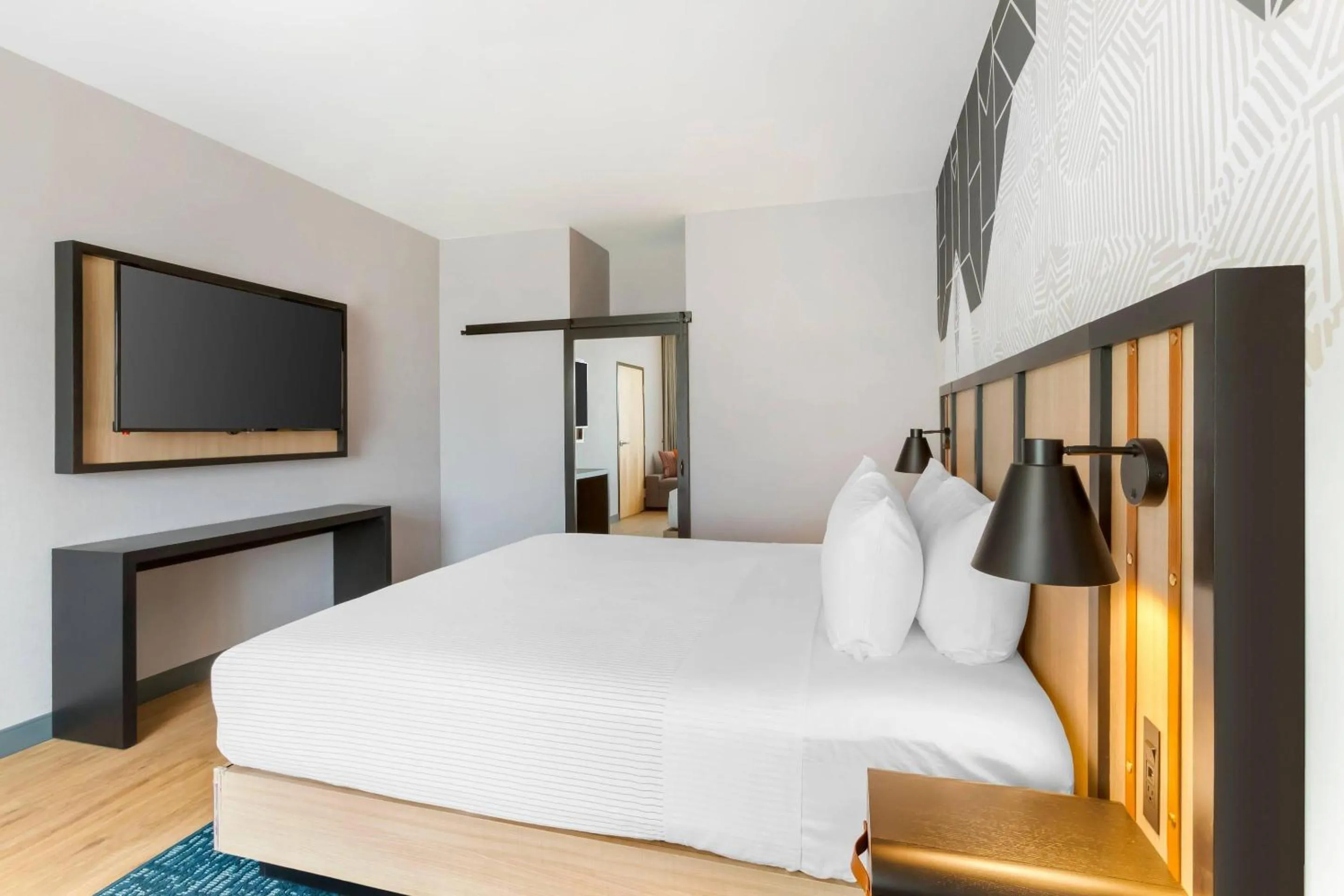 Bedroom, Bed in Cambria Hotel Spokane Airport