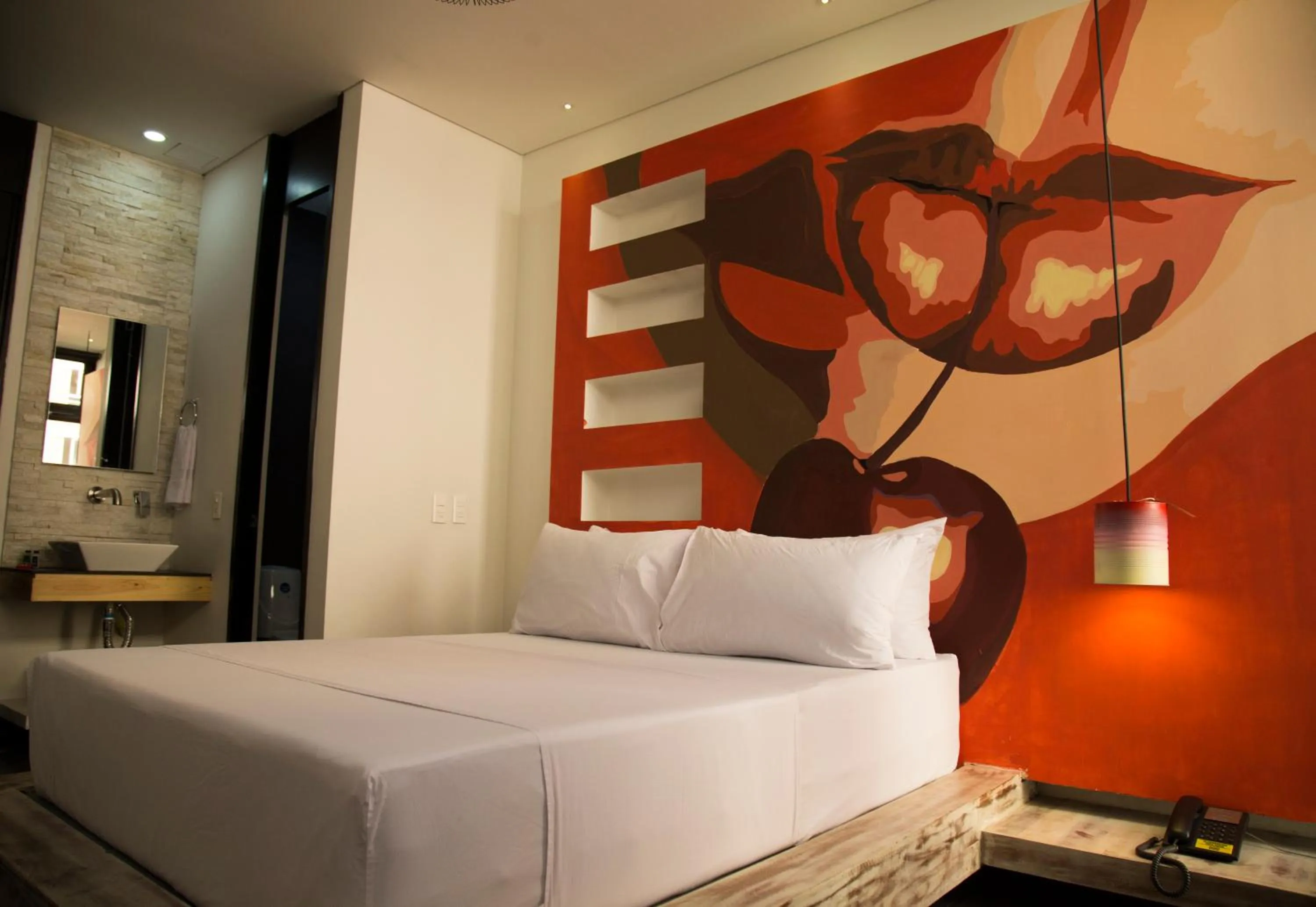 Bed in Hotel Galeria Medellin