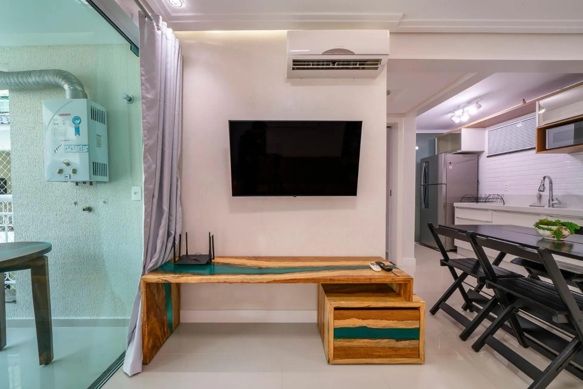 Living room in Bombinhas Summer Beach APT 333