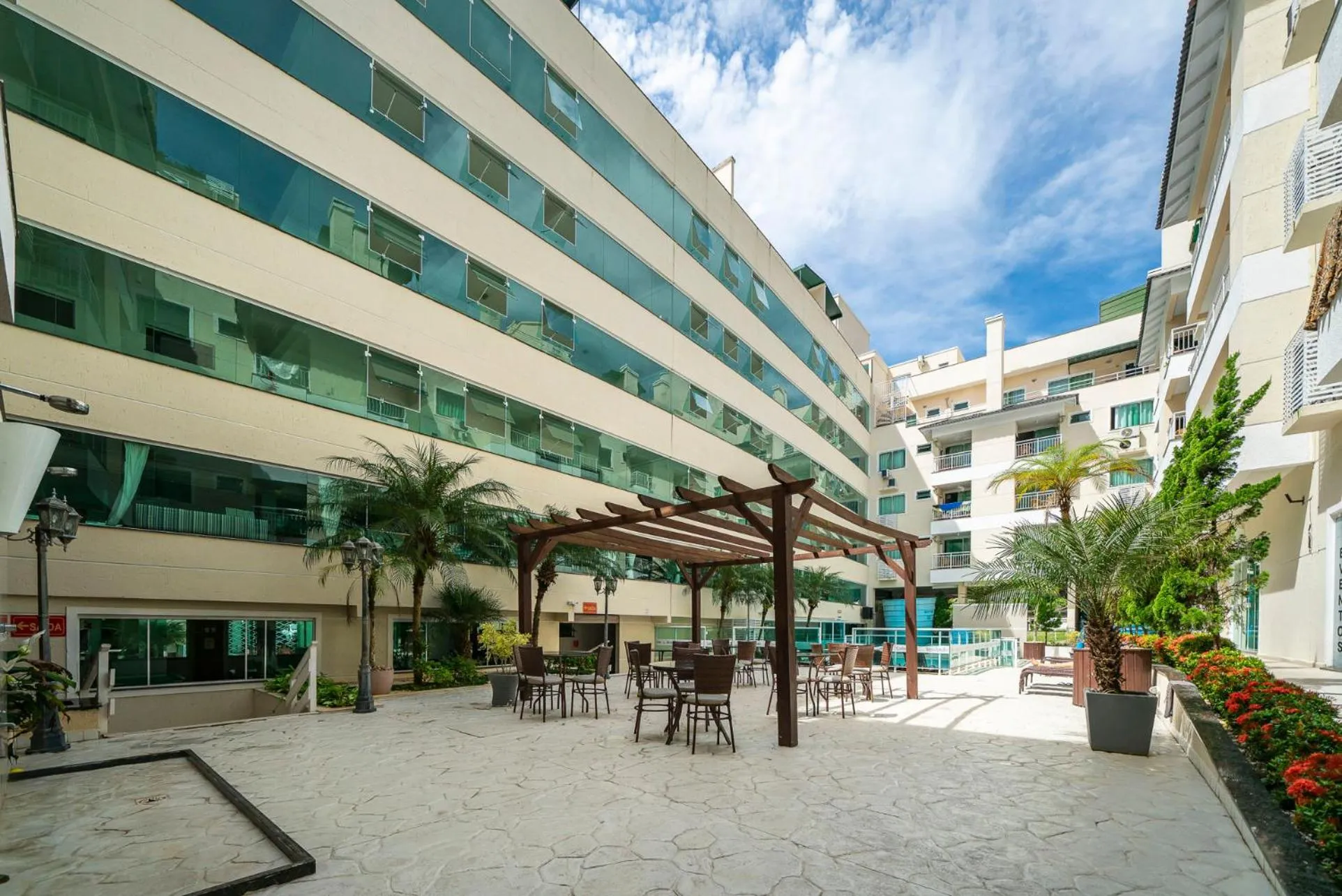 Patio in Bombinhas Summer Beach APT 333