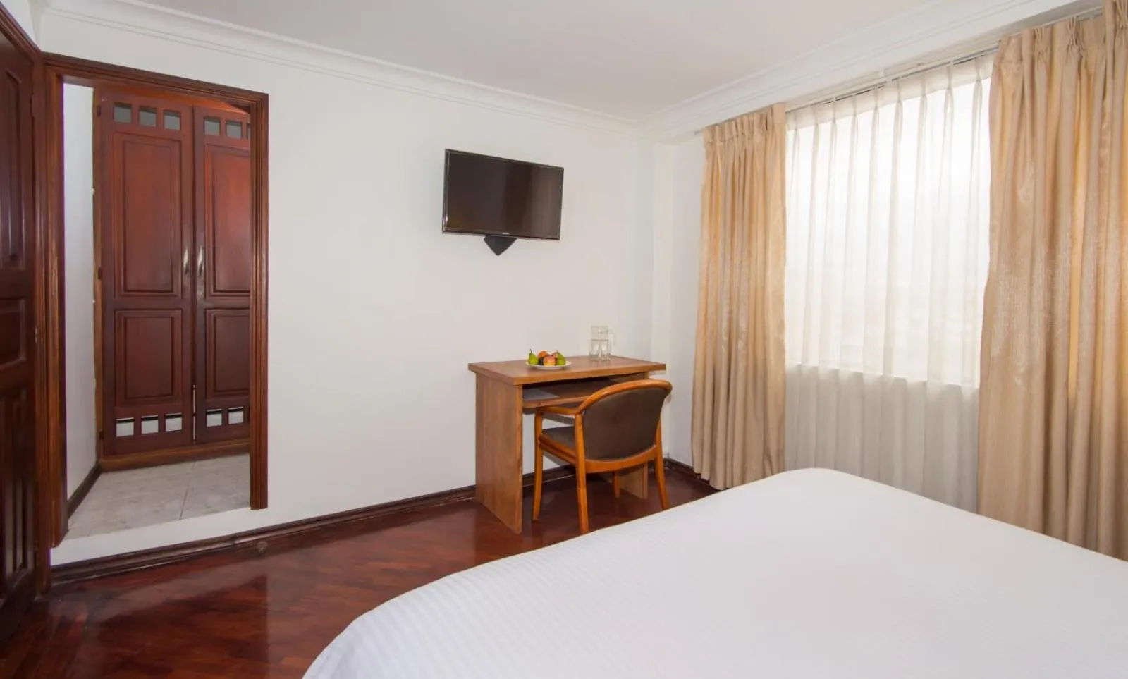 Bed in Hotel Tourblanche