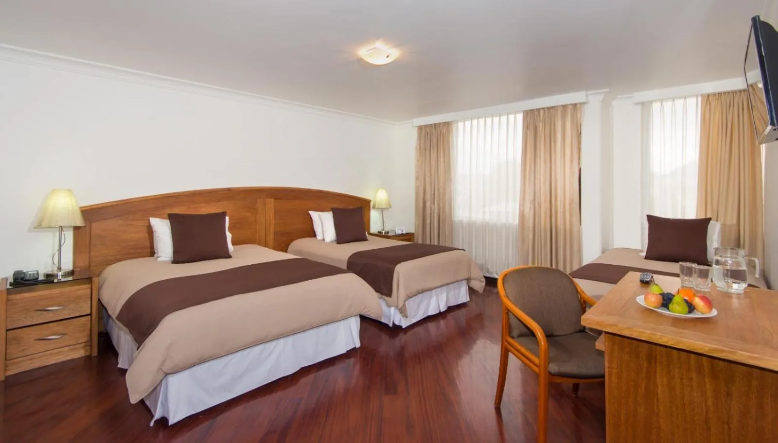 Bed in Hotel Tourblanche