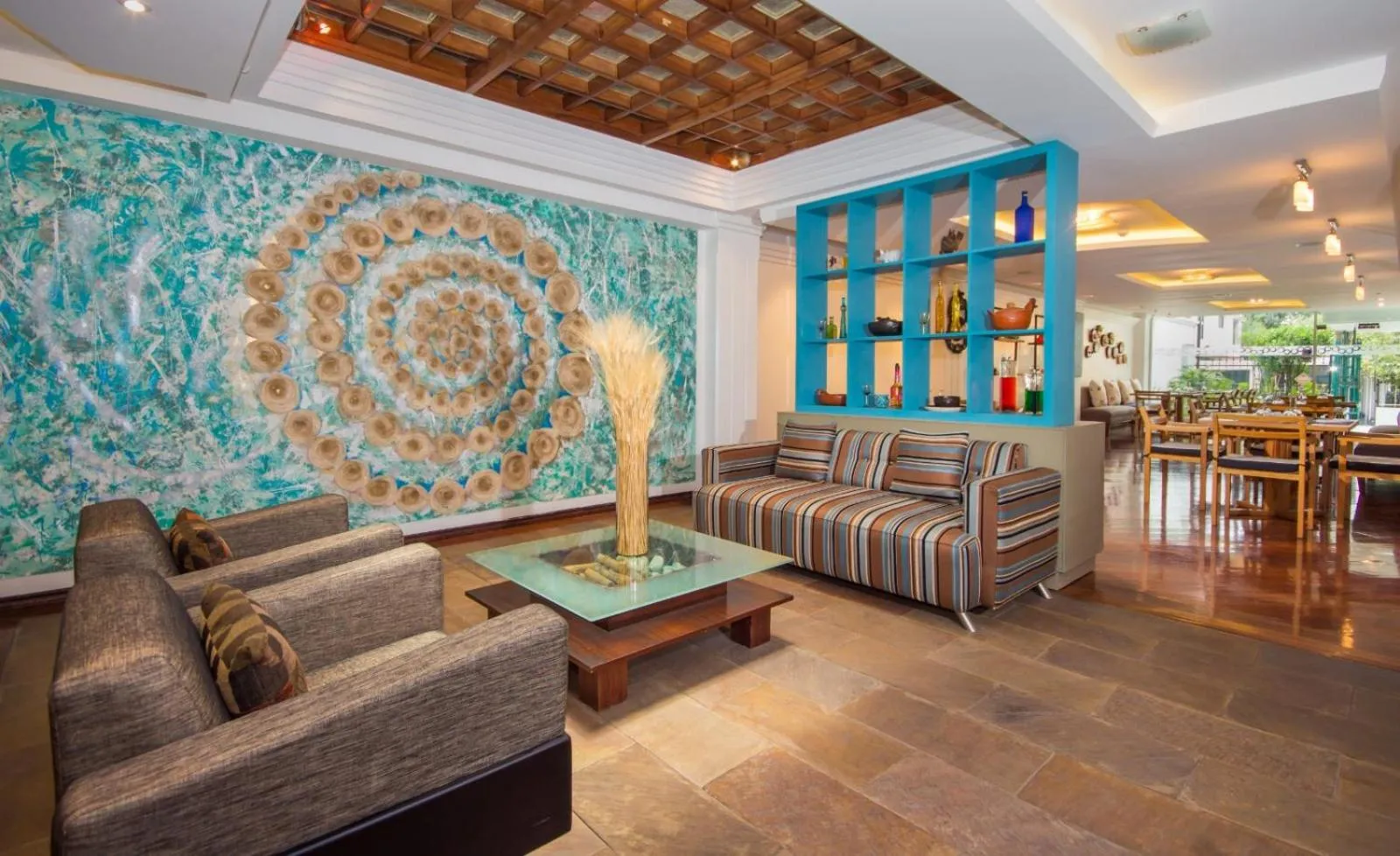 Living room in Hotel Tourblanche