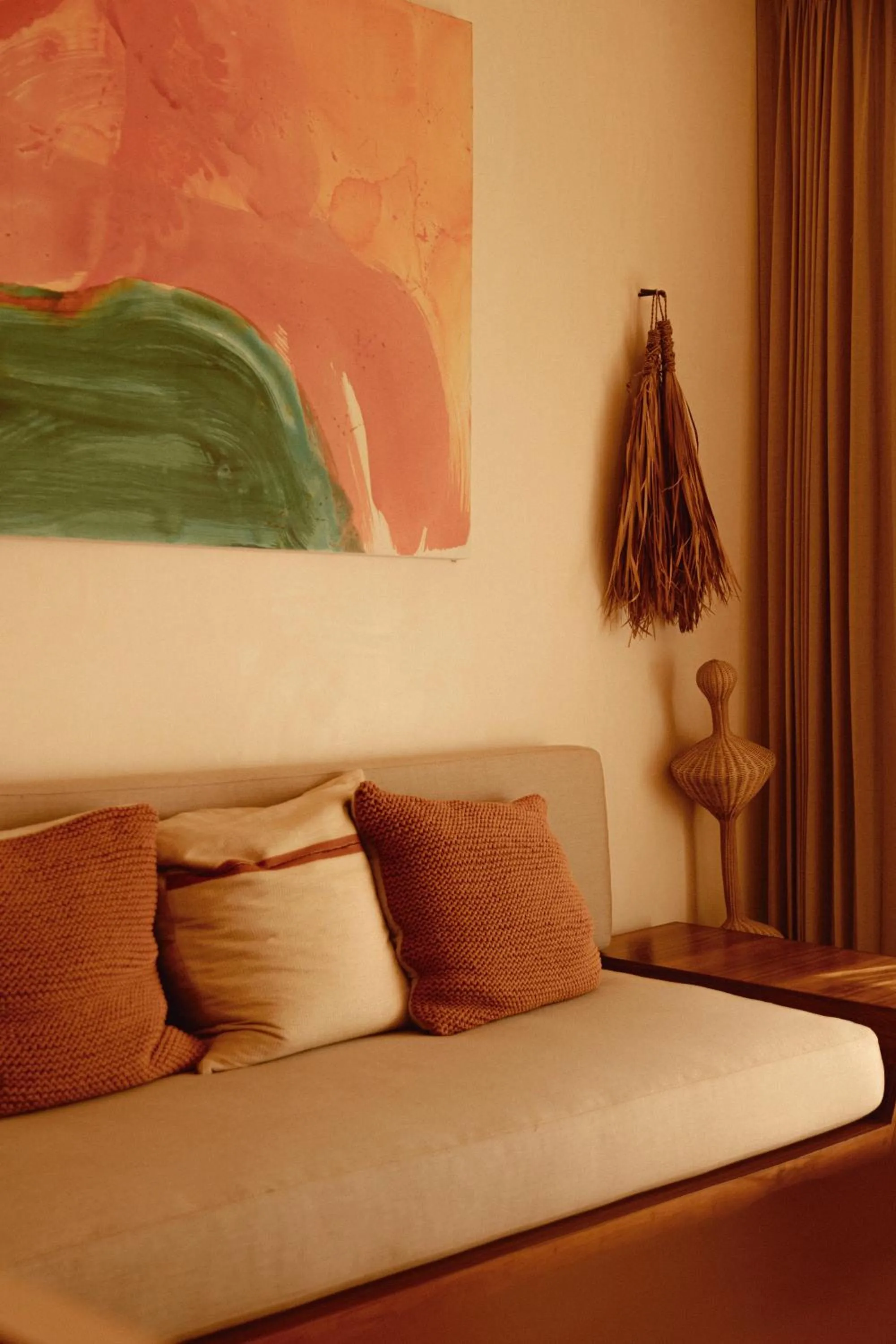 Living room, Bed in Hotel Bacab Tulum