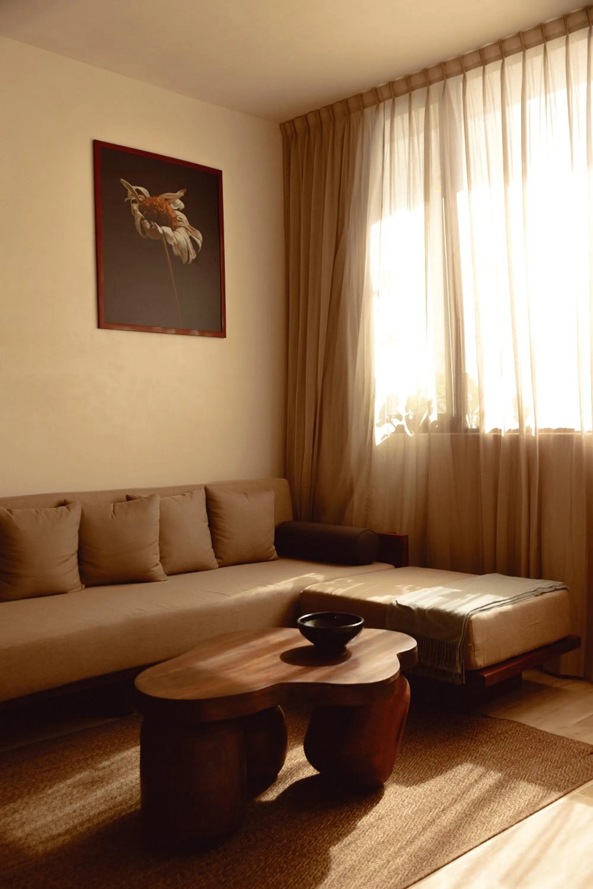 Living room in Hotel Bacab Tulum