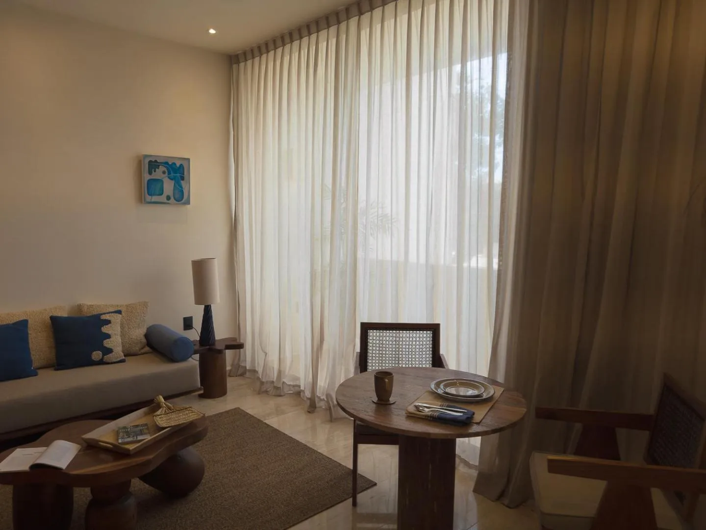 Living room in Hotel Bacab Tulum