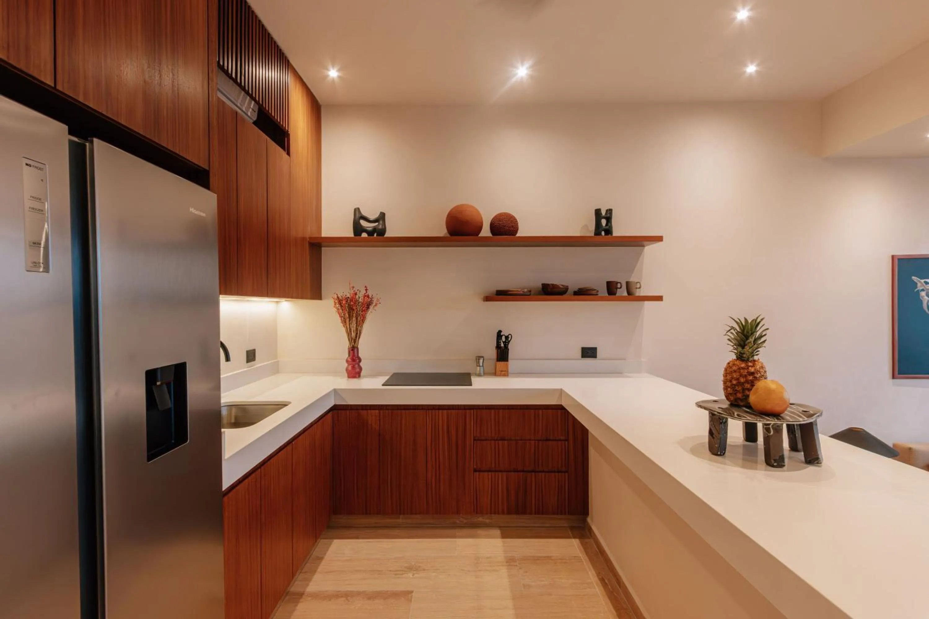 Kitchen or kitchenette in Hotel Bacab Tulum