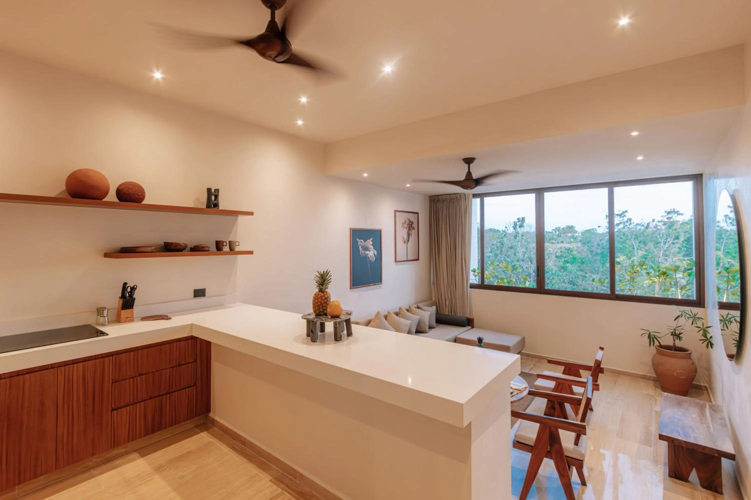 Kitchen or kitchenette in Hotel Bacab Tulum