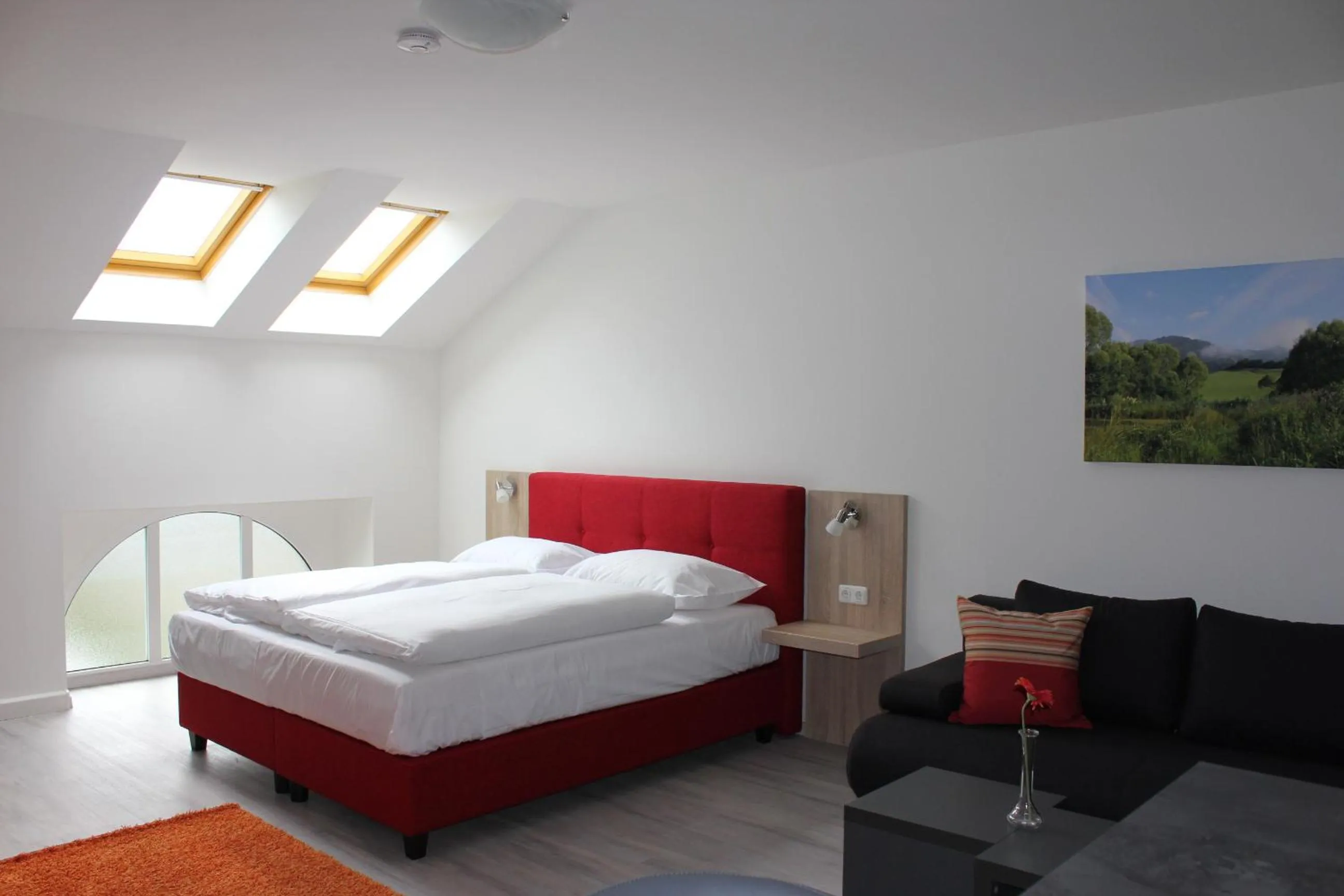 Bed in Gästehaus Karl August