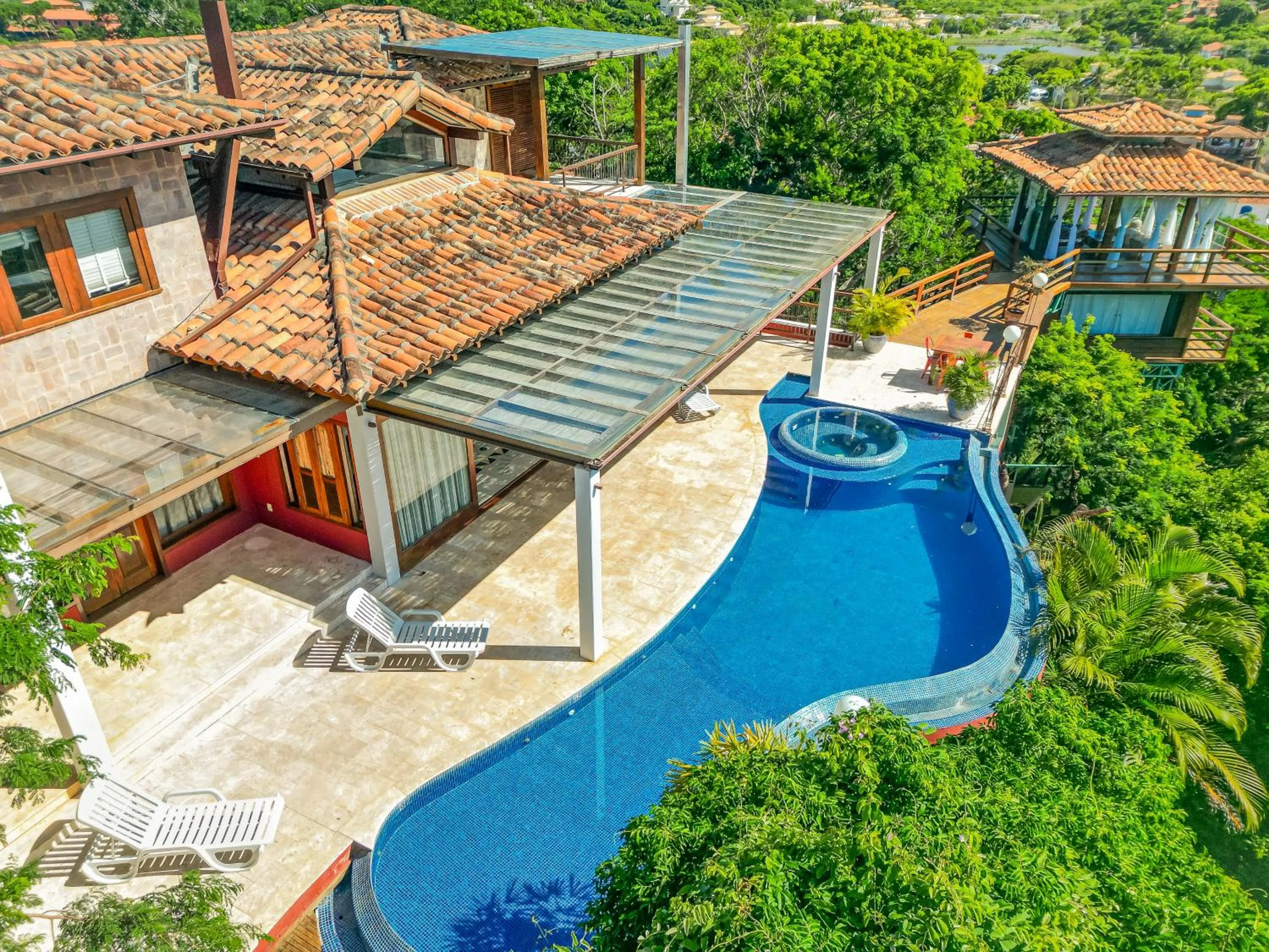 Bird's eye view in Cliffside Boutique Hotel