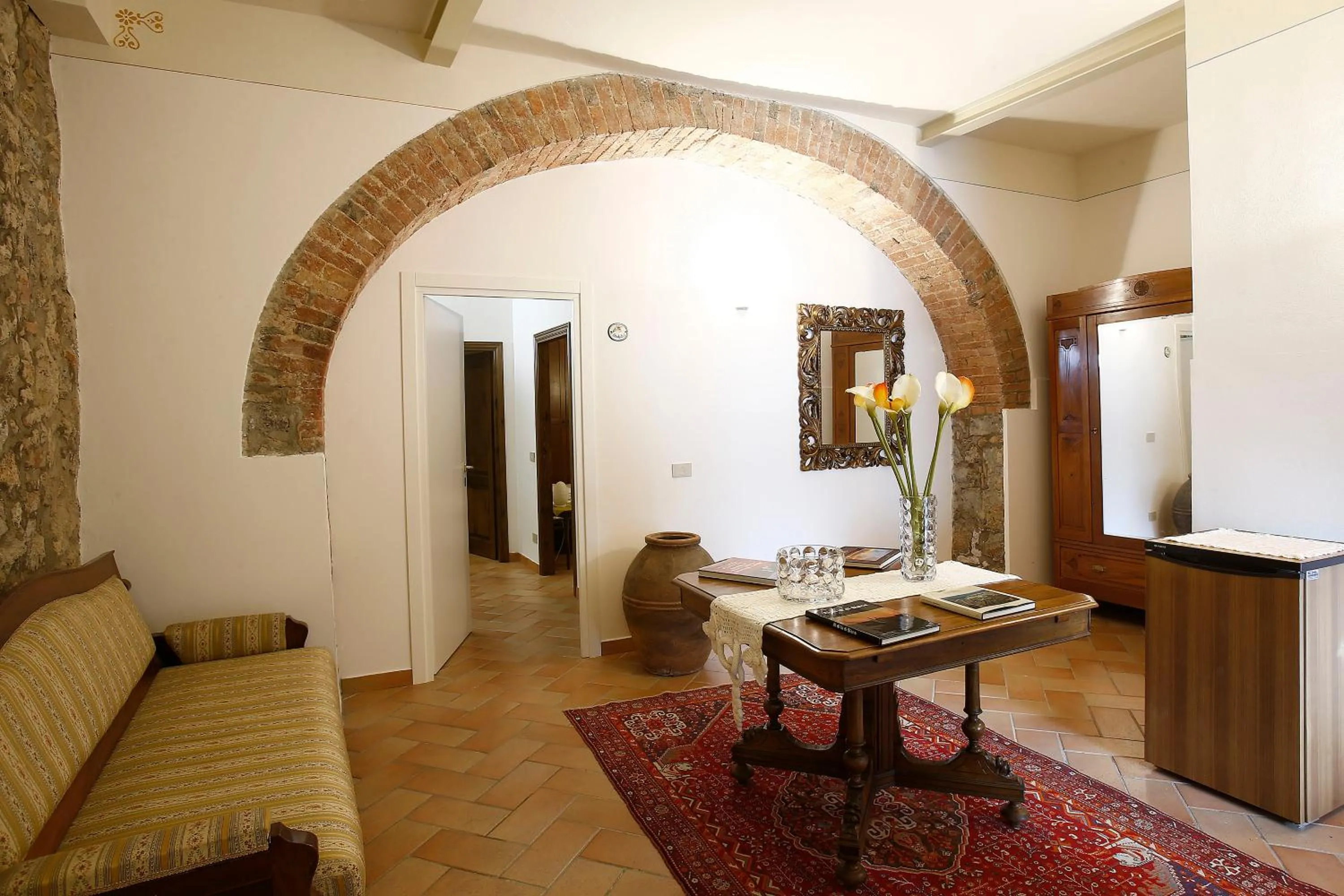 Living room in Podere Lornanino