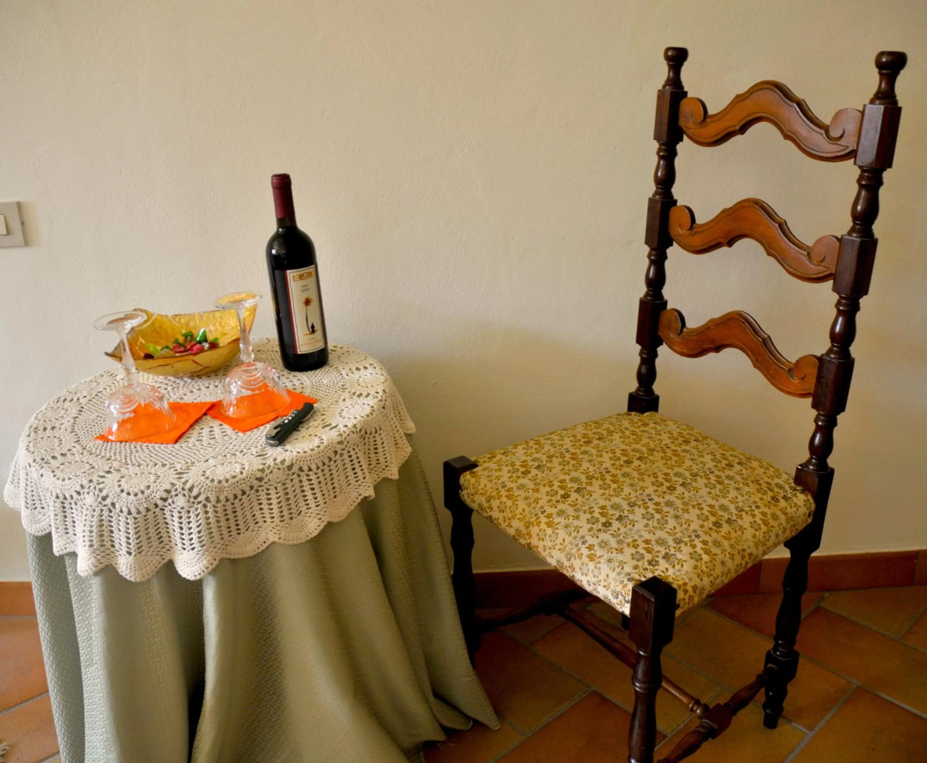Dining area in Podere Lornanino