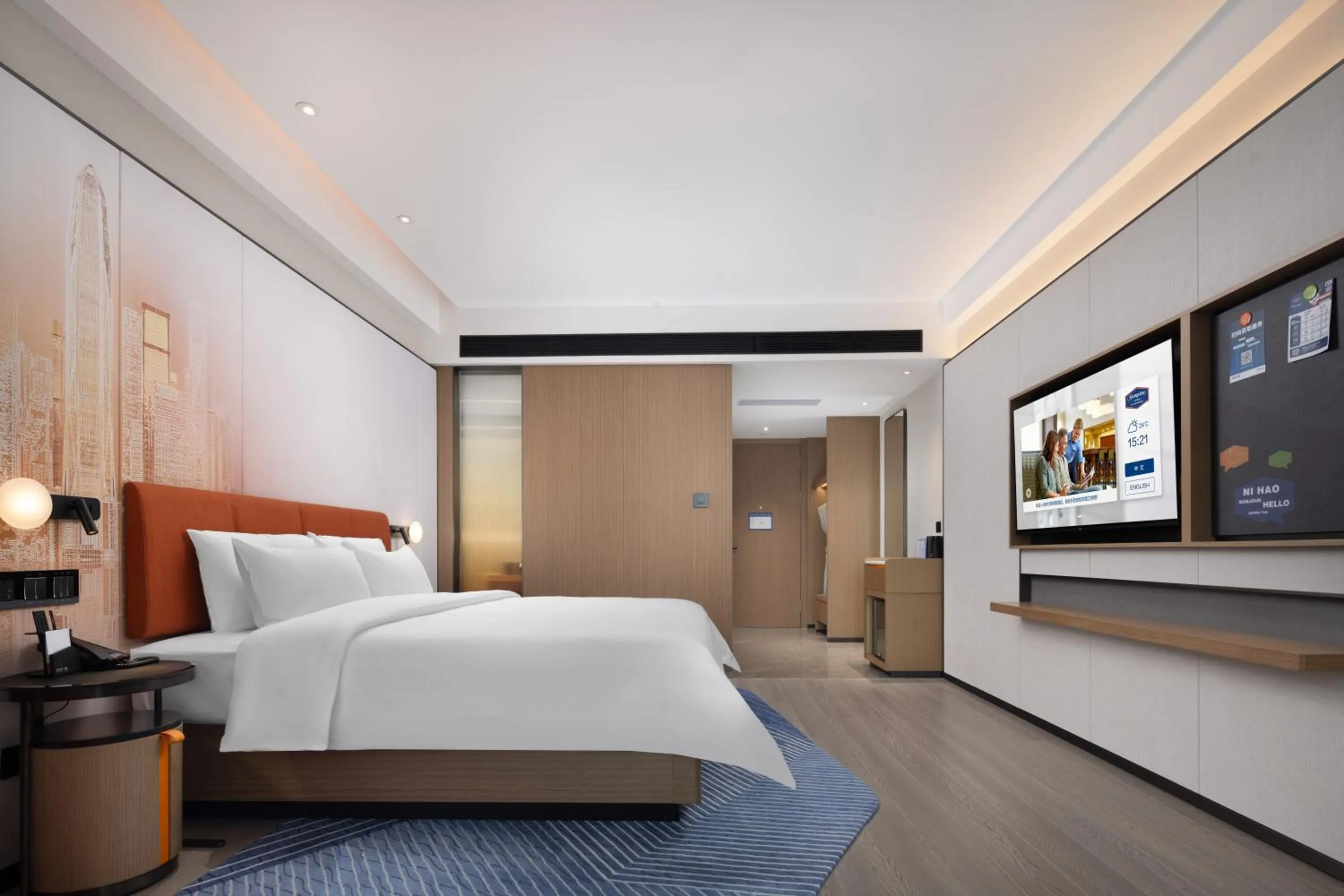 Photo of the whole room, Bed in Hampton by Hilton Shenzhen Futian Huaqiangbei