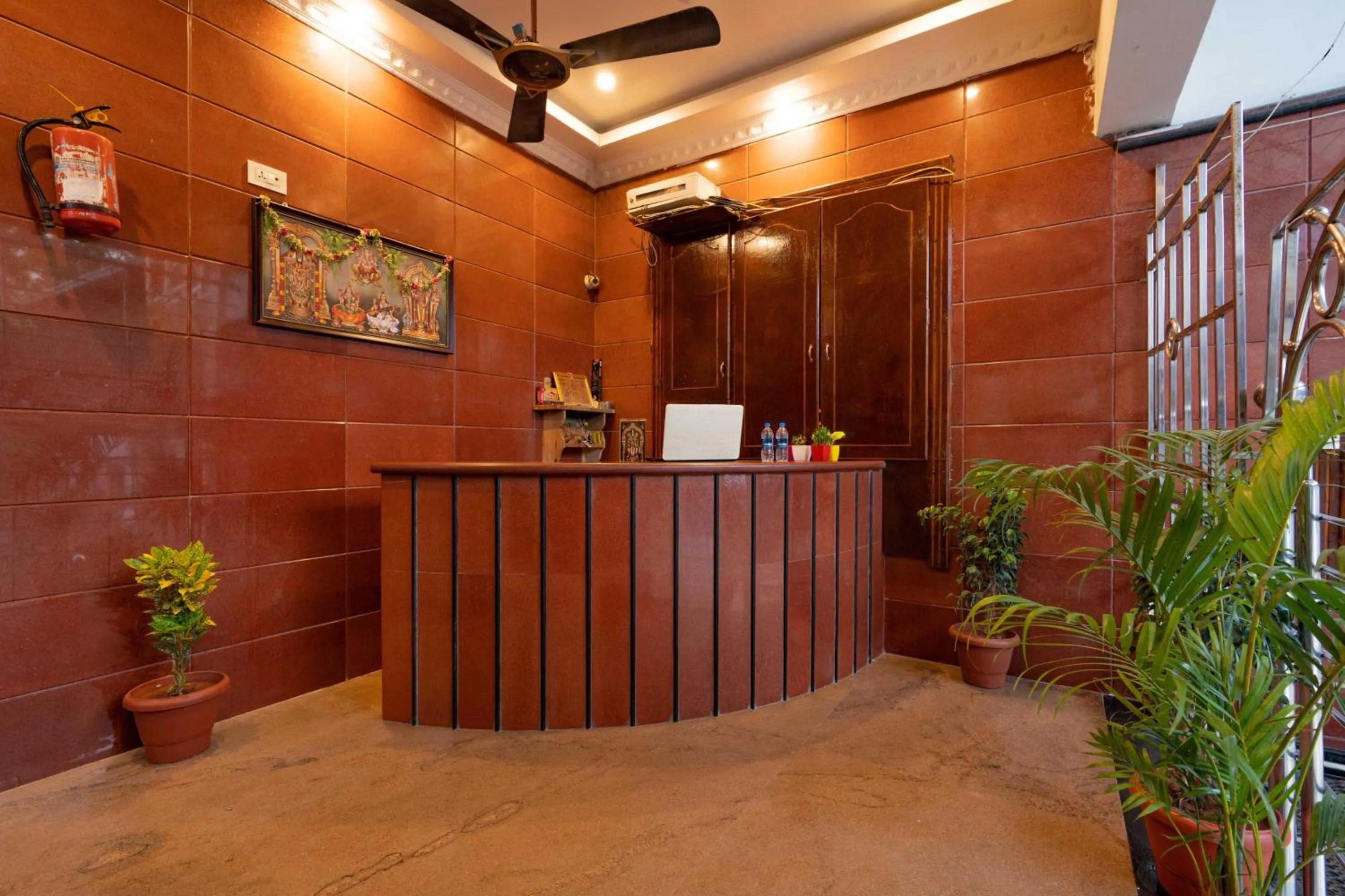 Lobby or reception in Hotel Arya Grand Rameswaram by Nimalan