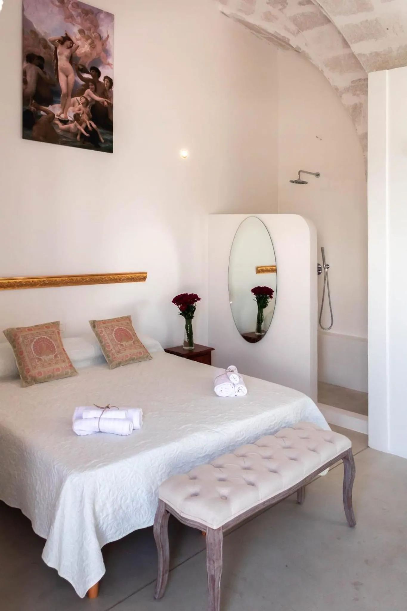 Shower, Bed in Corte Mercurio B&B