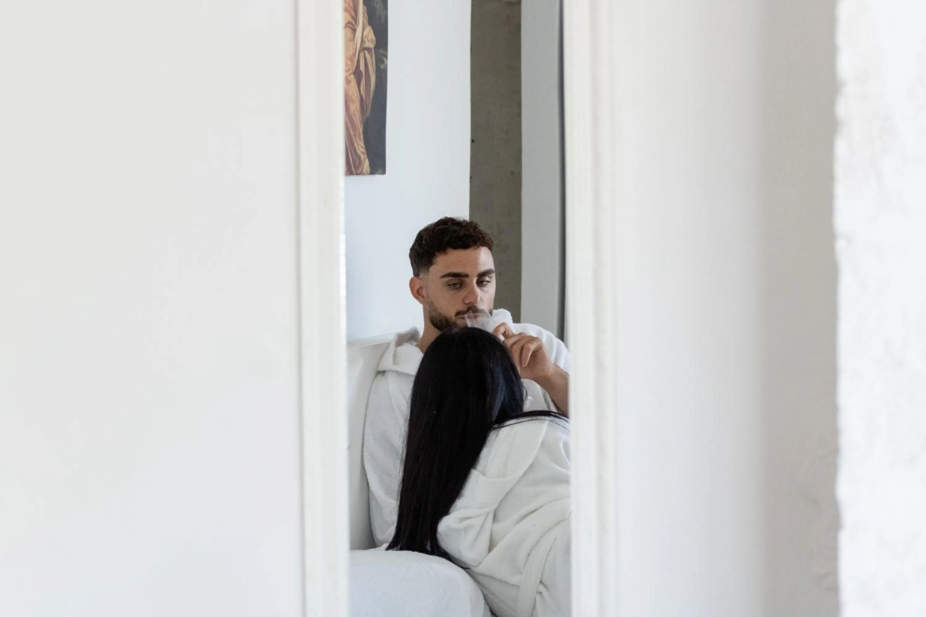 Decorative detail, Bed in Corte Mercurio B&B