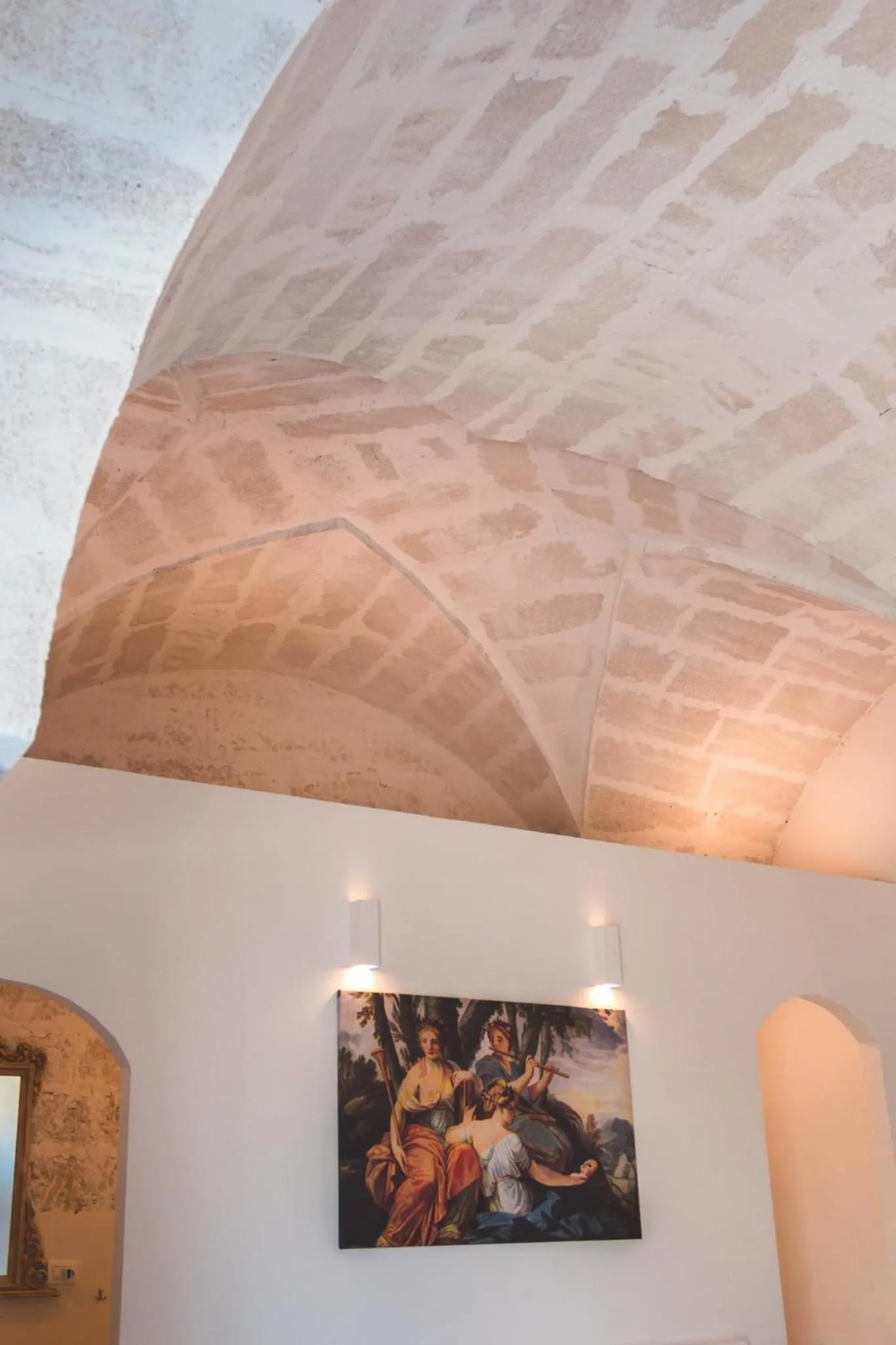 Decorative detail in Corte Mercurio B&B