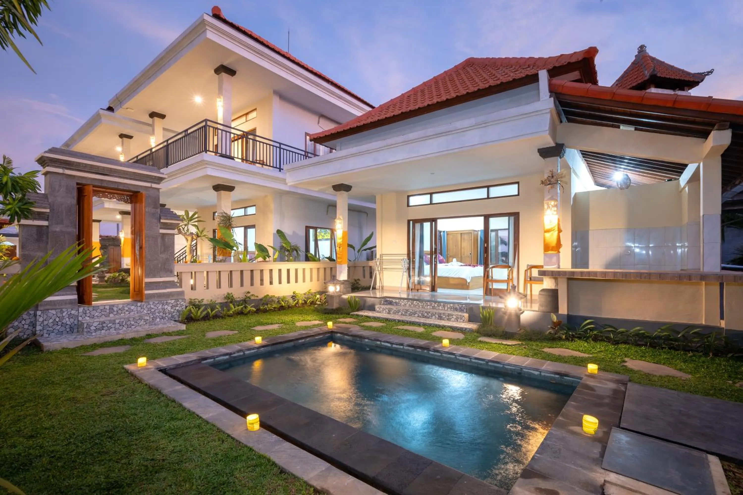 Garden view in The Patra Ubud