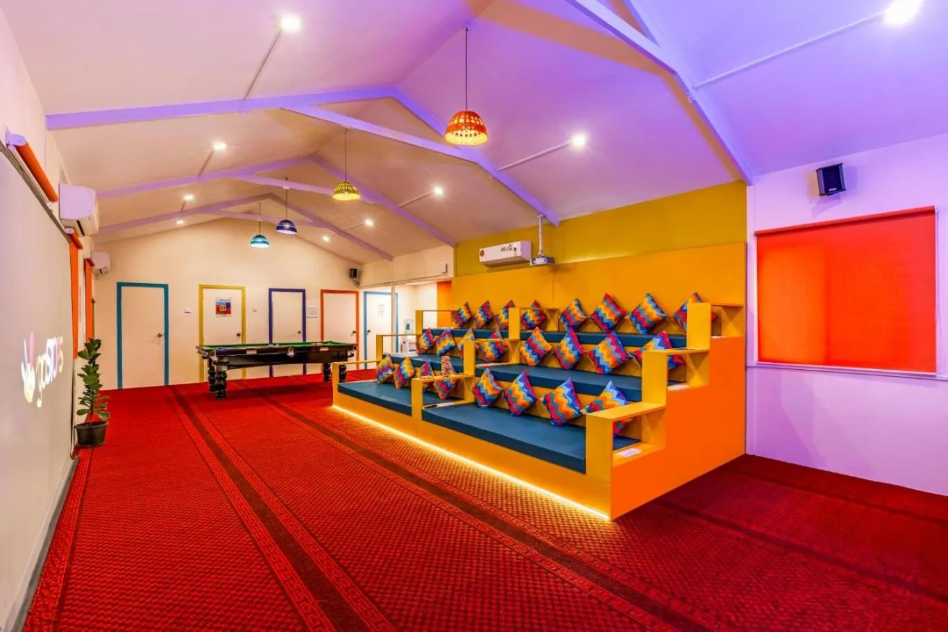 Evening entertainment in goSTOPS Alibaug