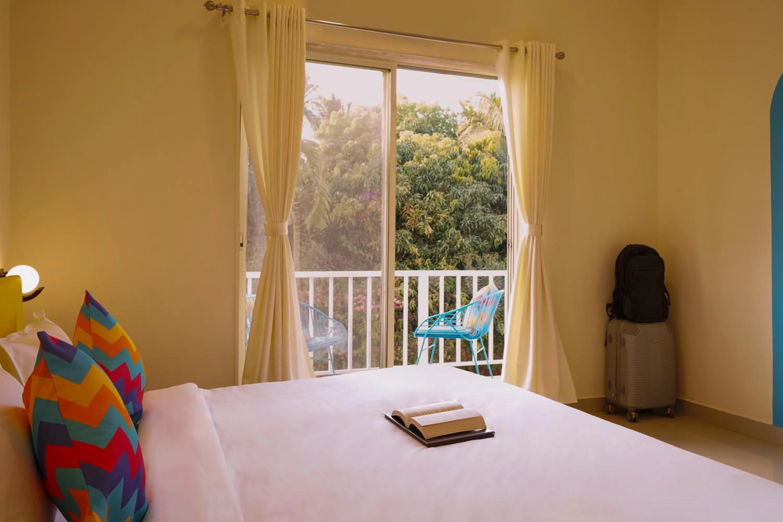 Bedroom, Bed in goSTOPS Alibaug