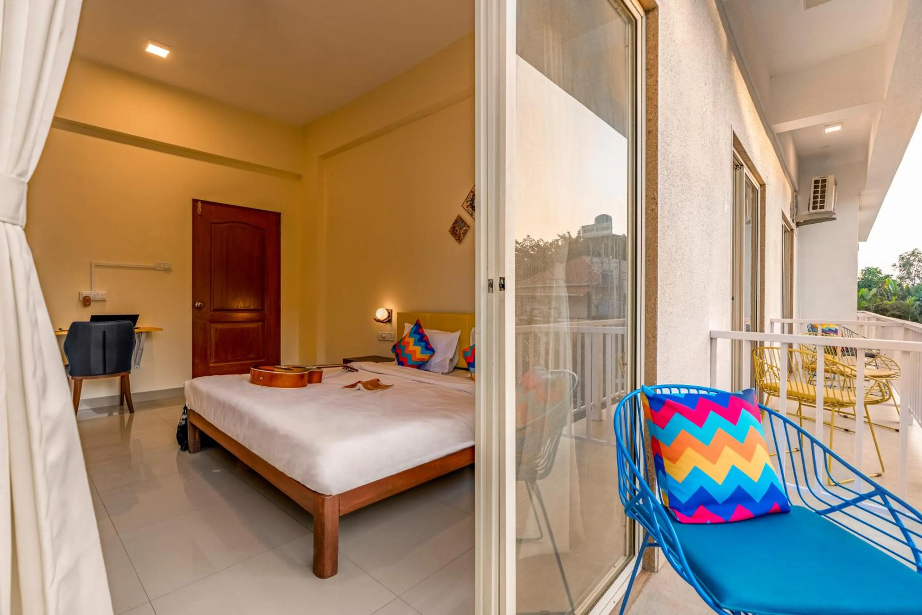 Bed in goSTOPS Alibaug