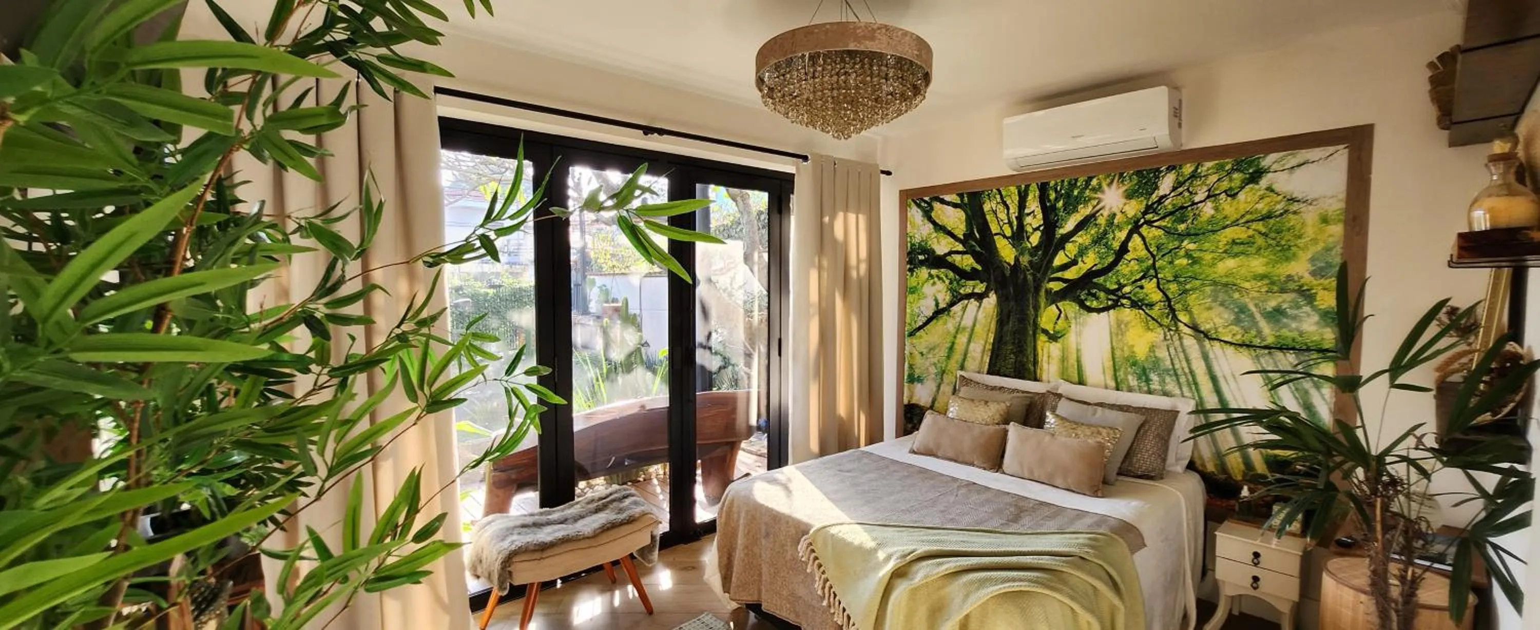 Deluxe Double Room with Balcony - single occupancy in Pousada Chalé Poder das Pedras