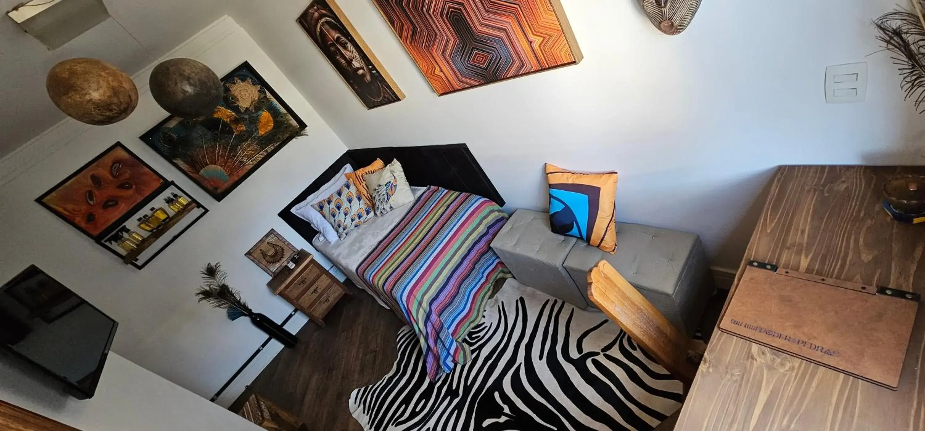 Twin Room with Pool View - single occupancy in Pousada Chalé Poder das Pedras Twin Room with Pool View - single occupancy in Pousada Chalé Poder das Pedras