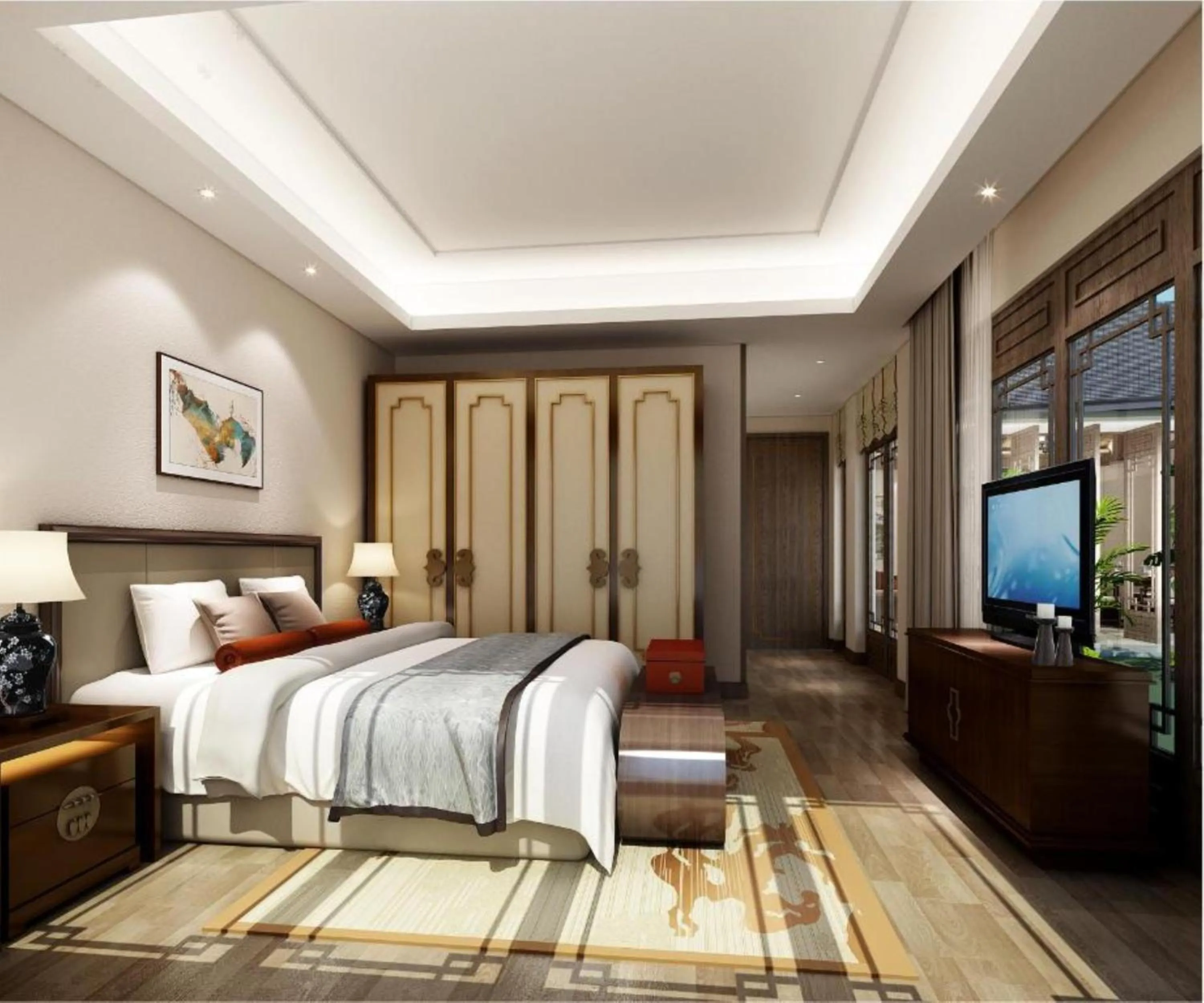 Bed in Hotel ECG Inn-Near Delhi IGI Airport