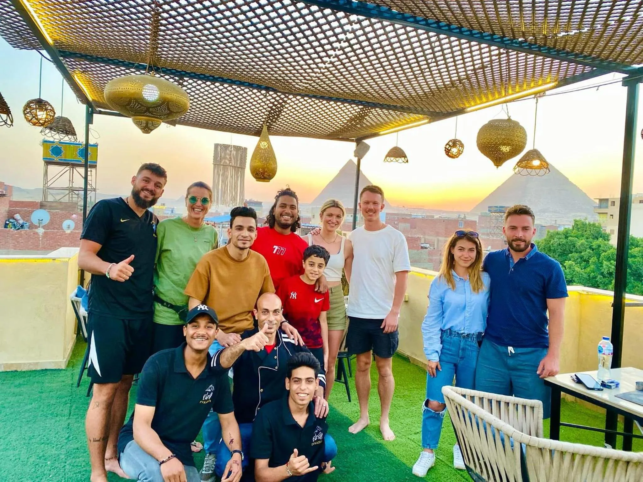 Day in Farsha Pyramids Inn