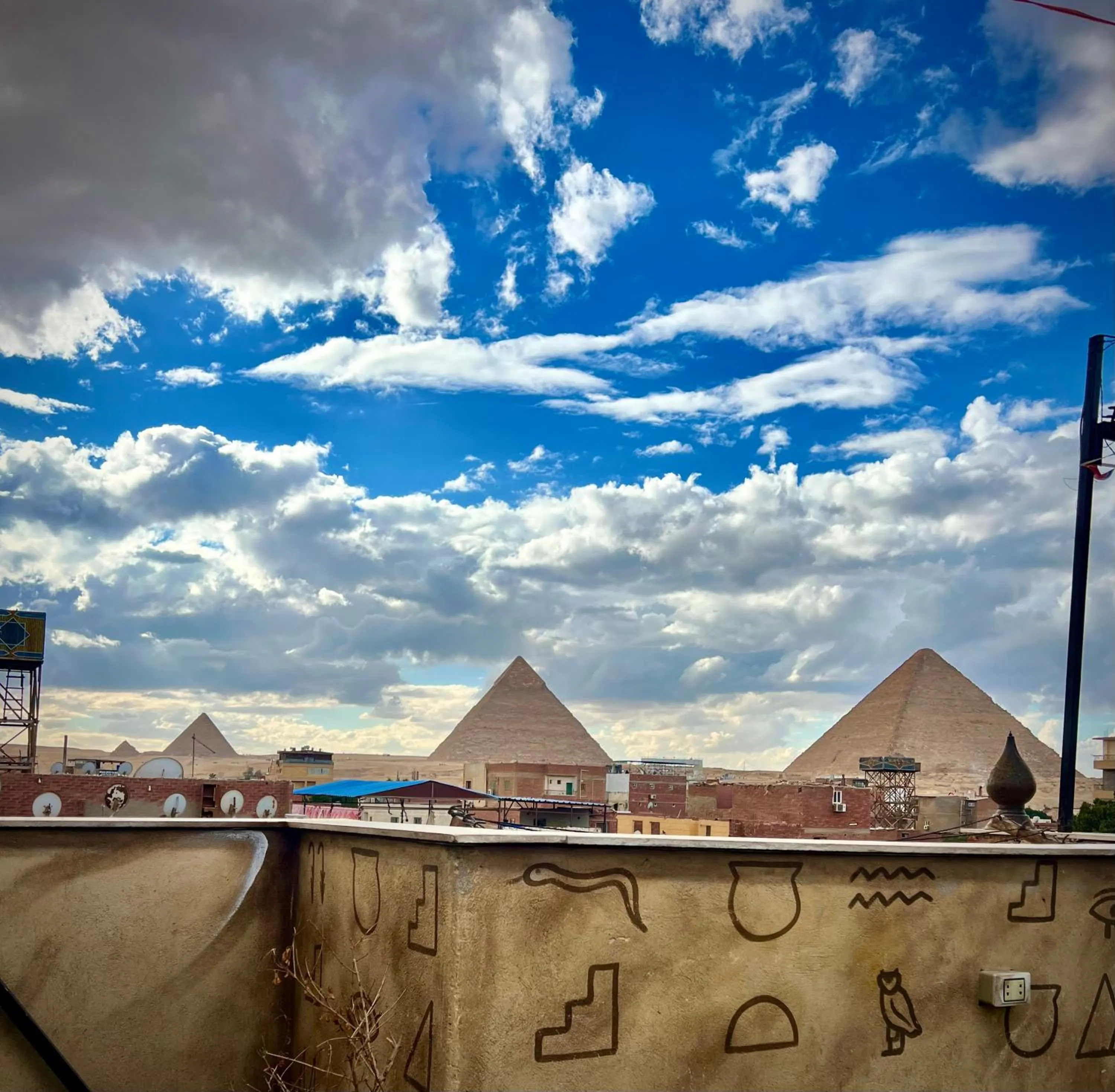 Day in Farsha Pyramids Inn