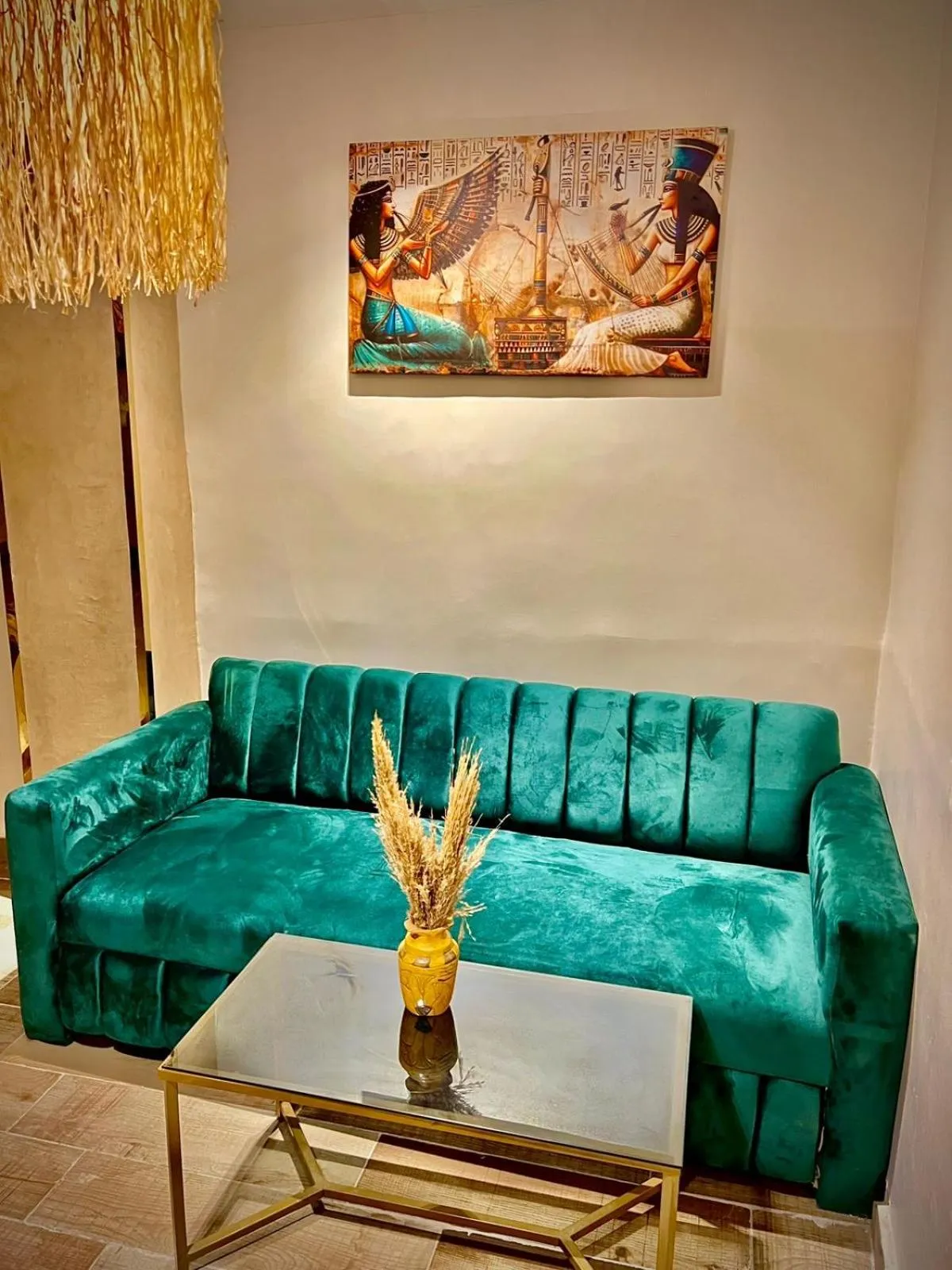 Living room in Farsha Pyramids Inn