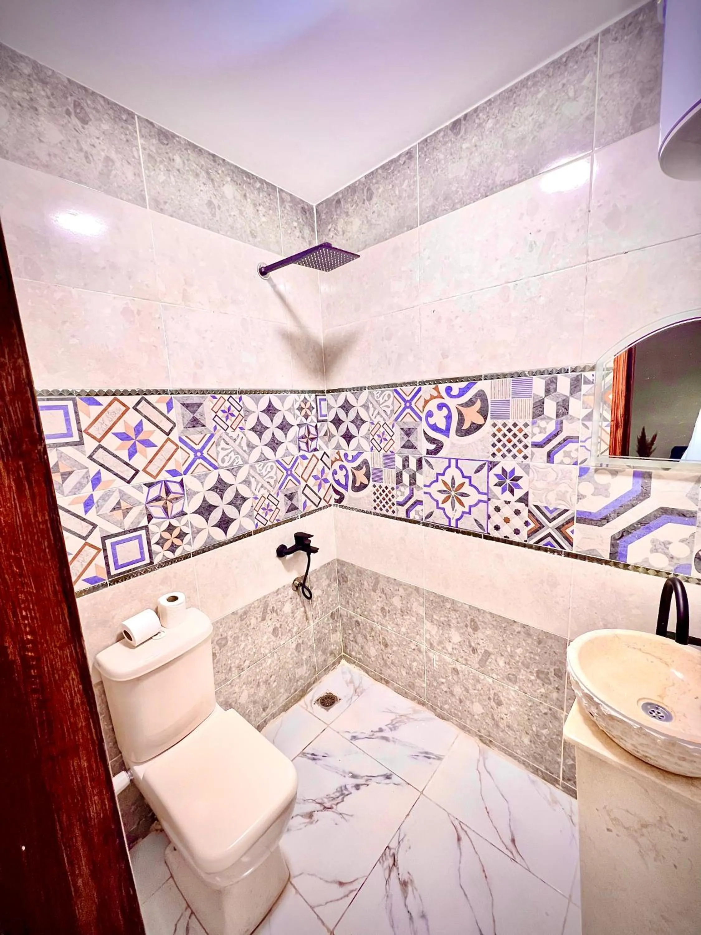 Toilet in Farsha Pyramids Inn