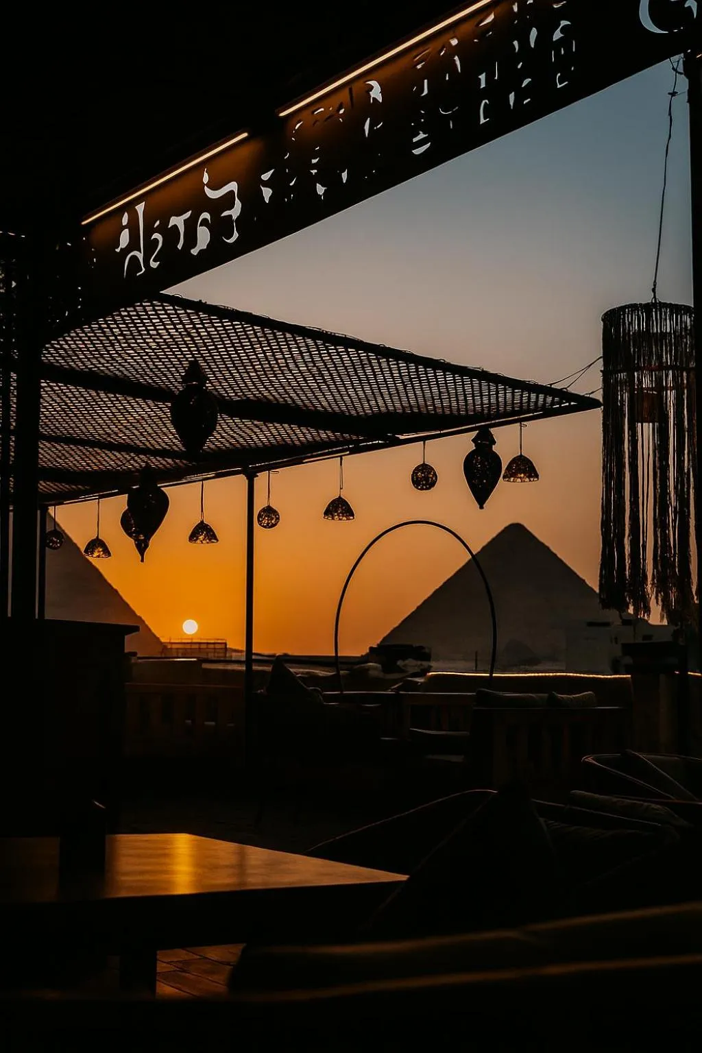 Natural landscape in Farsha Pyramids Inn