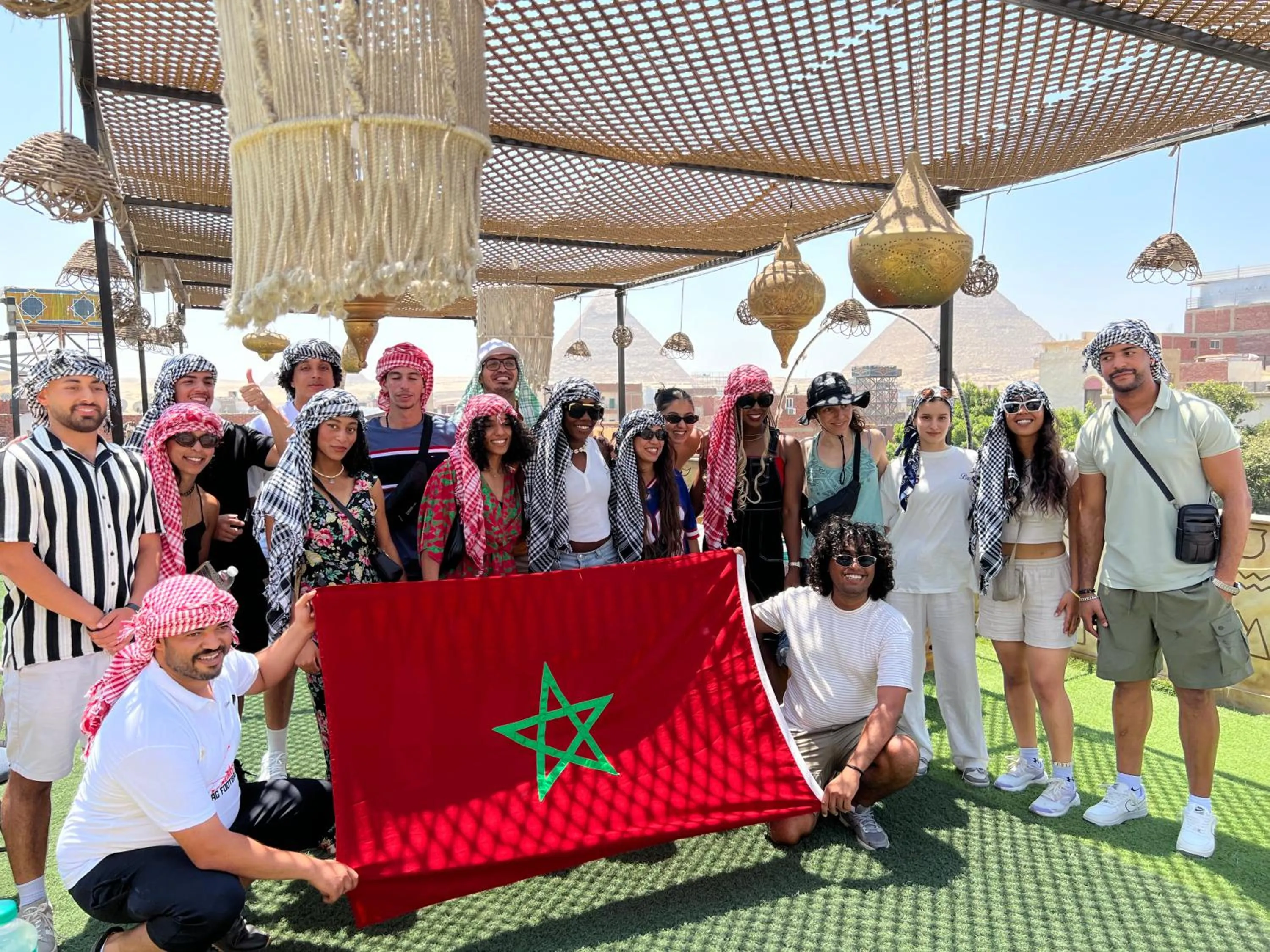 Day in Farsha Pyramids Inn