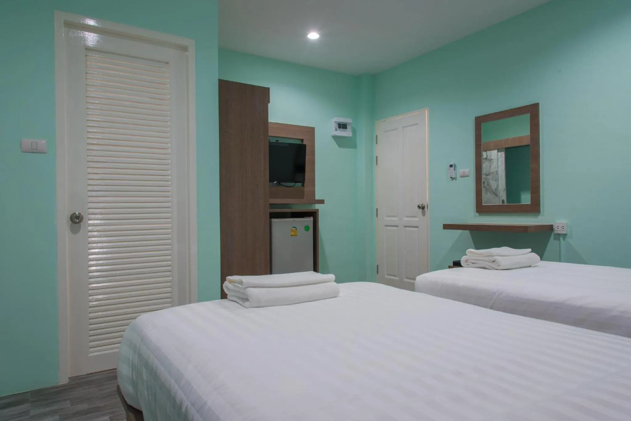 Bed in Anatasia Apartment Phuket