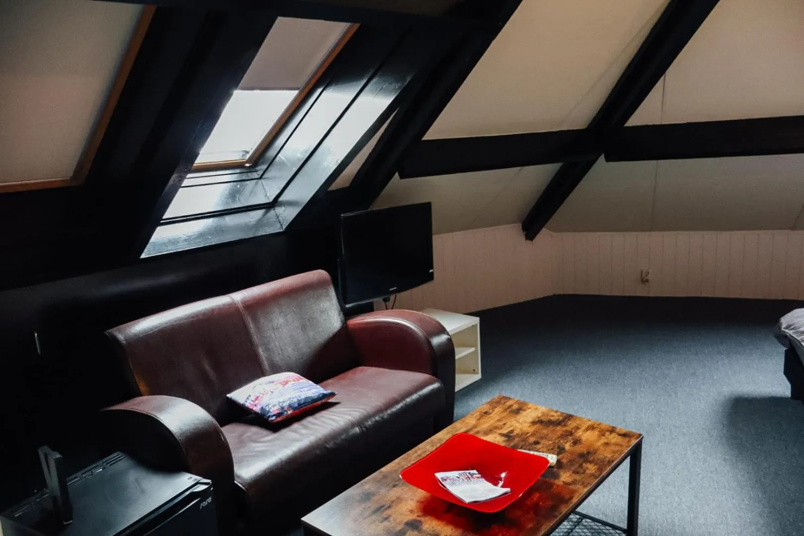 Seating area in Hotel Brasserie de Kroon