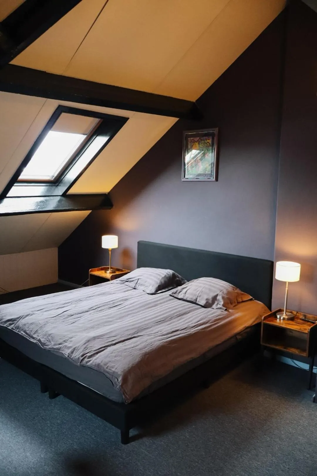 Bed in Hotel Brasserie de Kroon