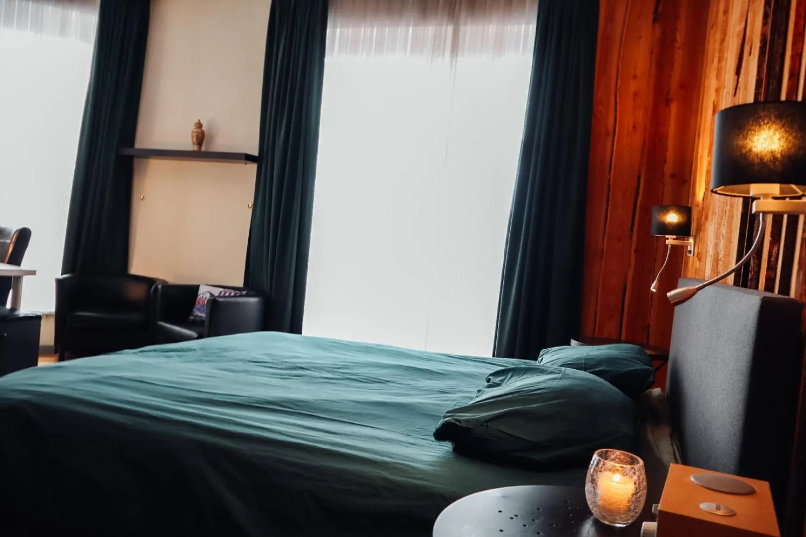 Bed in Hotel Brasserie de Kroon