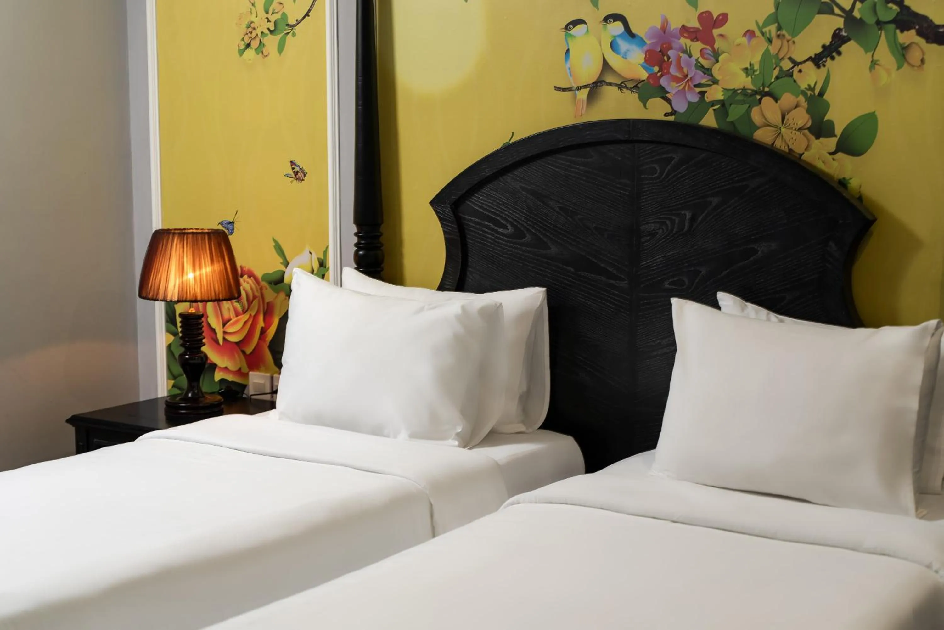 Bed in Amara Hanoi Hotel and Spa