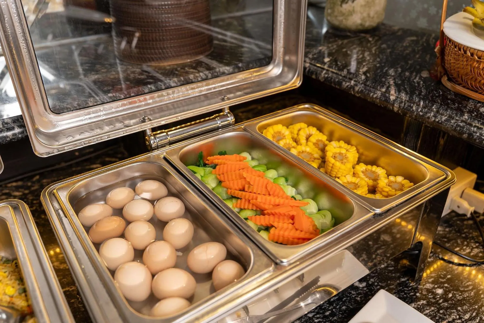 Buffet breakfast in Amara Hanoi Hotel and Spa